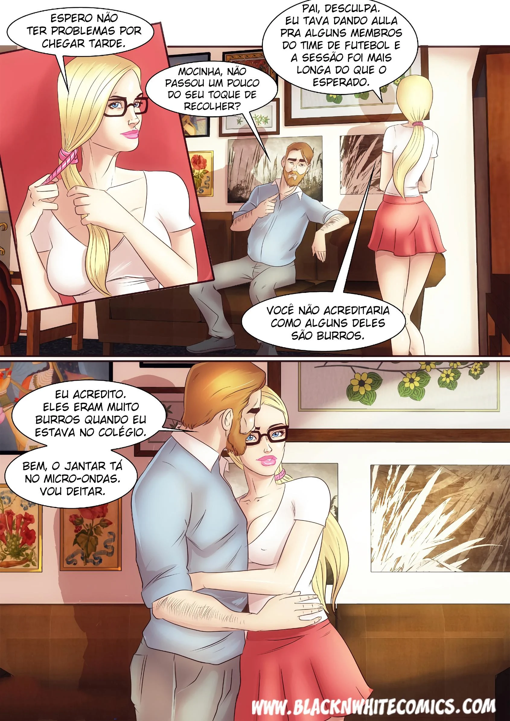 A vadia do colégio – Sexo Grupal – Quadrinho em Português PT-BR A vadia do colégio – Sexo Grupal – Quadrinho em Português PT-BR