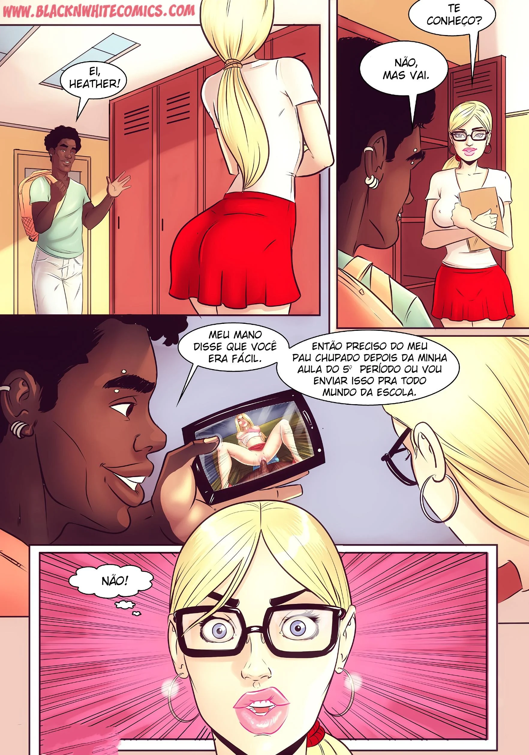 A vadia do colégio – Sexo Grupal – Quadrinho em Português PT-BR A vadia do colégio – Sexo Grupal – Quadrinho em Português PT-BR