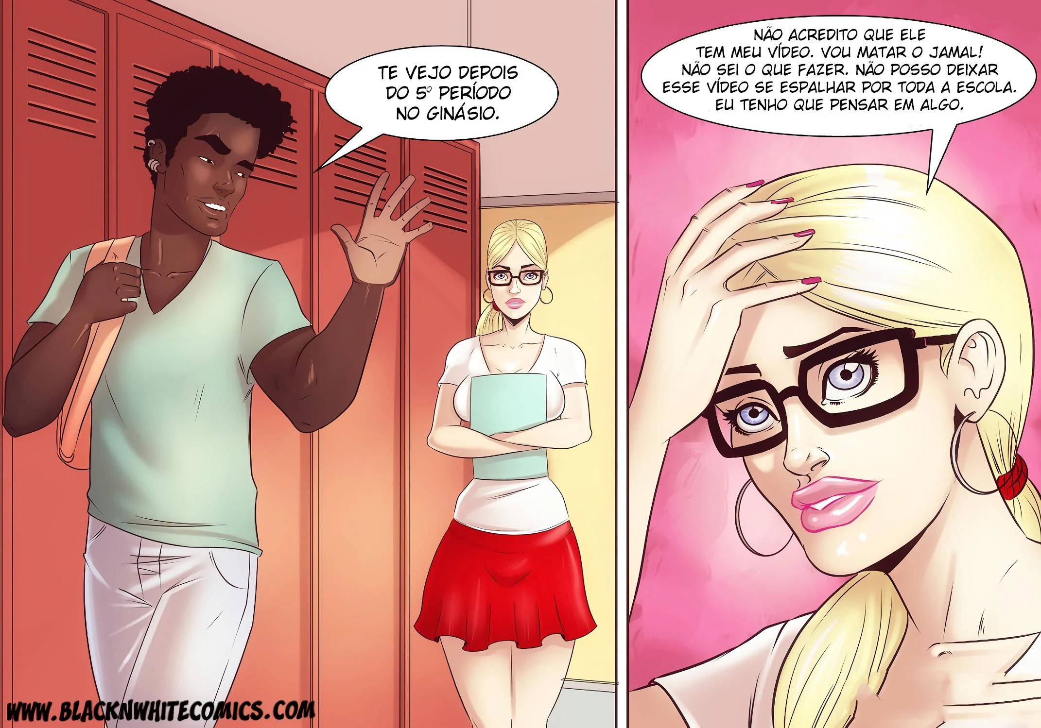 A vadia do colégio – Sexo Grupal – Quadrinho em Português PT-BR A vadia do colégio – Sexo Grupal – Quadrinho em Português PT-BR