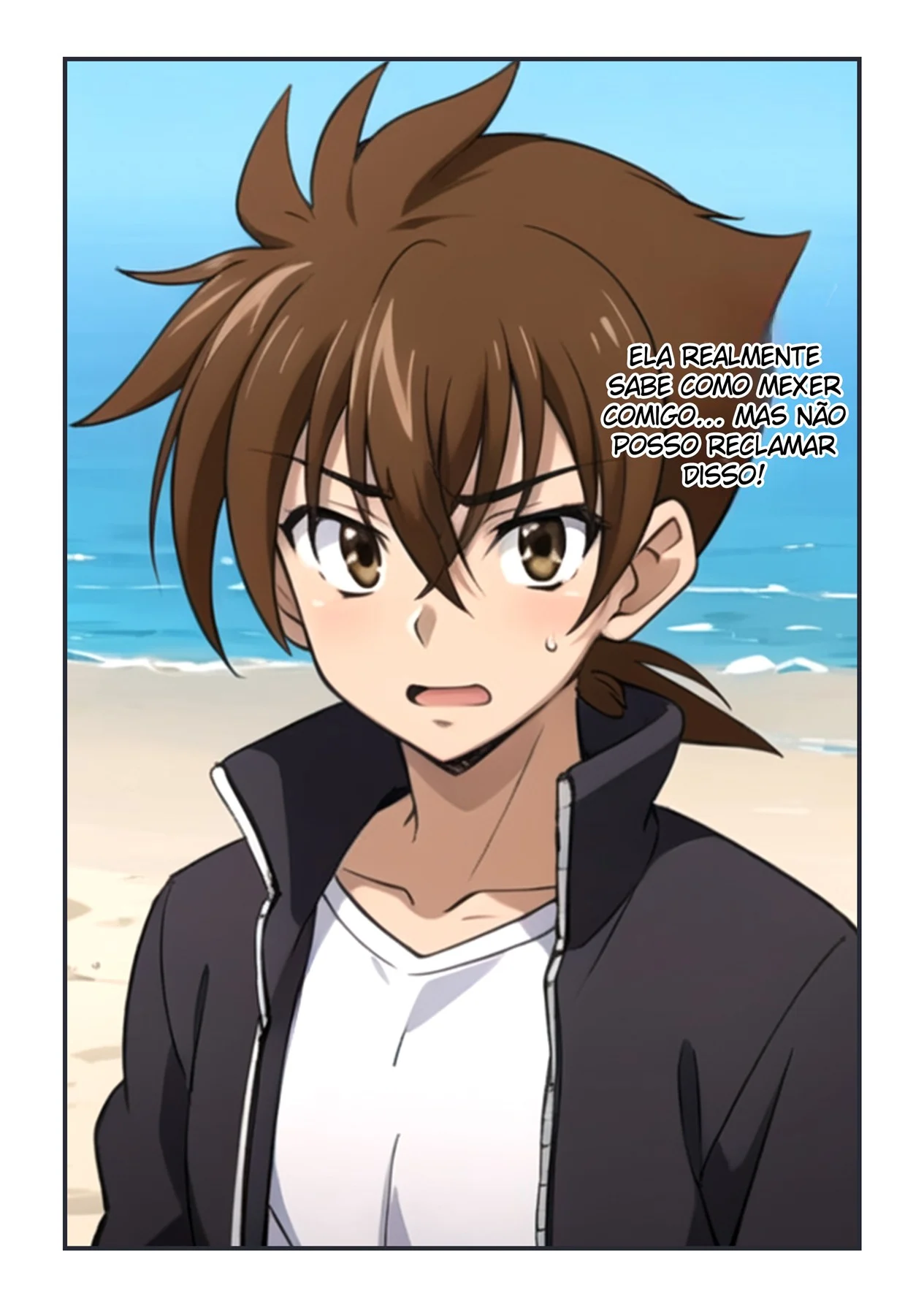 Akeno a Gostosa da Praia &ndash; Hentai &ndash; Quadrinho De Sexo Em PT-BR