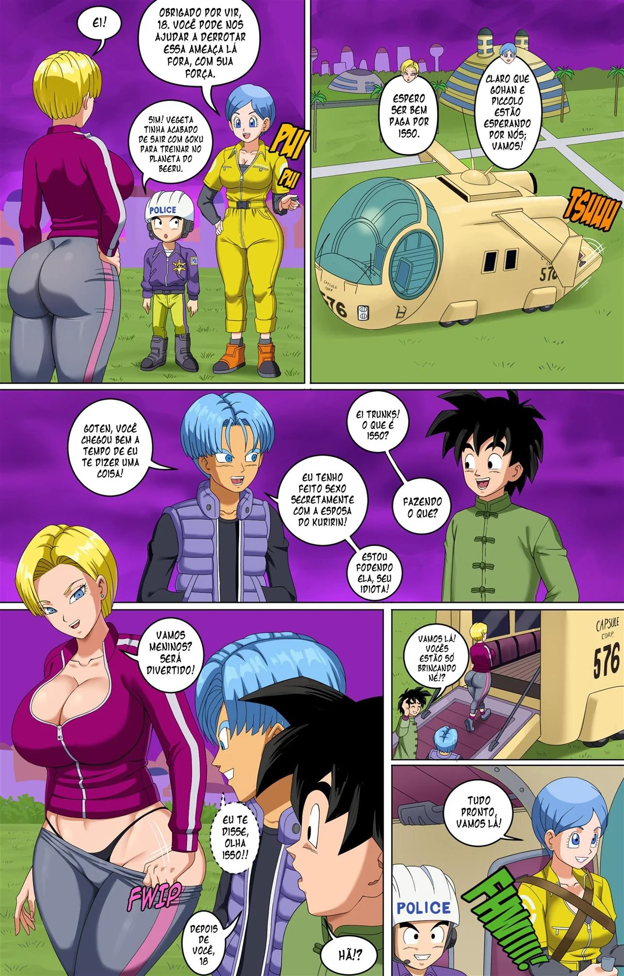 Androide 18 &agrave; venda &ndash; Dragon Ball Hentai &ndash; SuperHQ