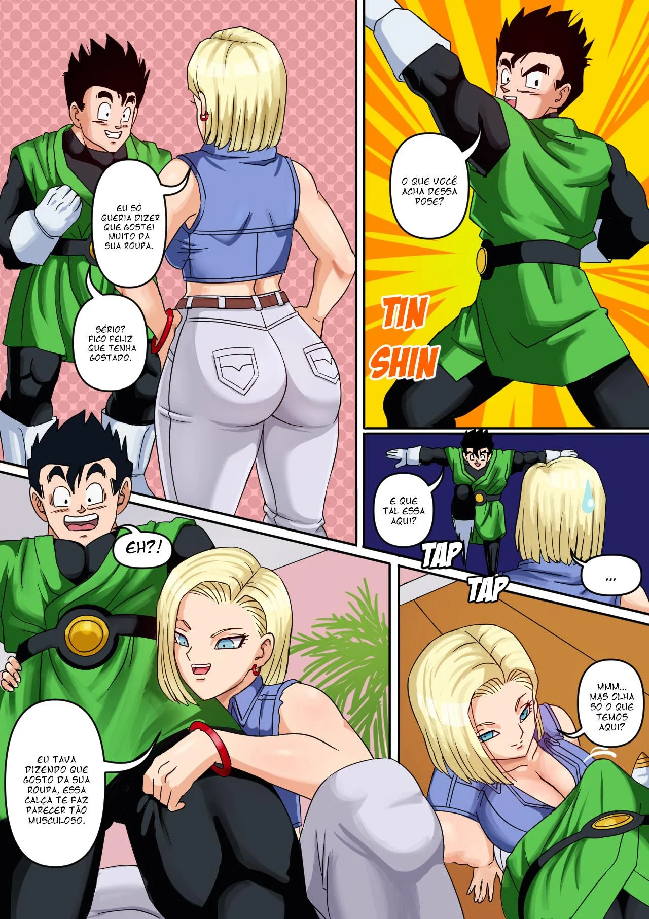 Andr&oacute;ide 18 e Gohan &ndash; HQ Hentai &ndash; Todo Traduzido
