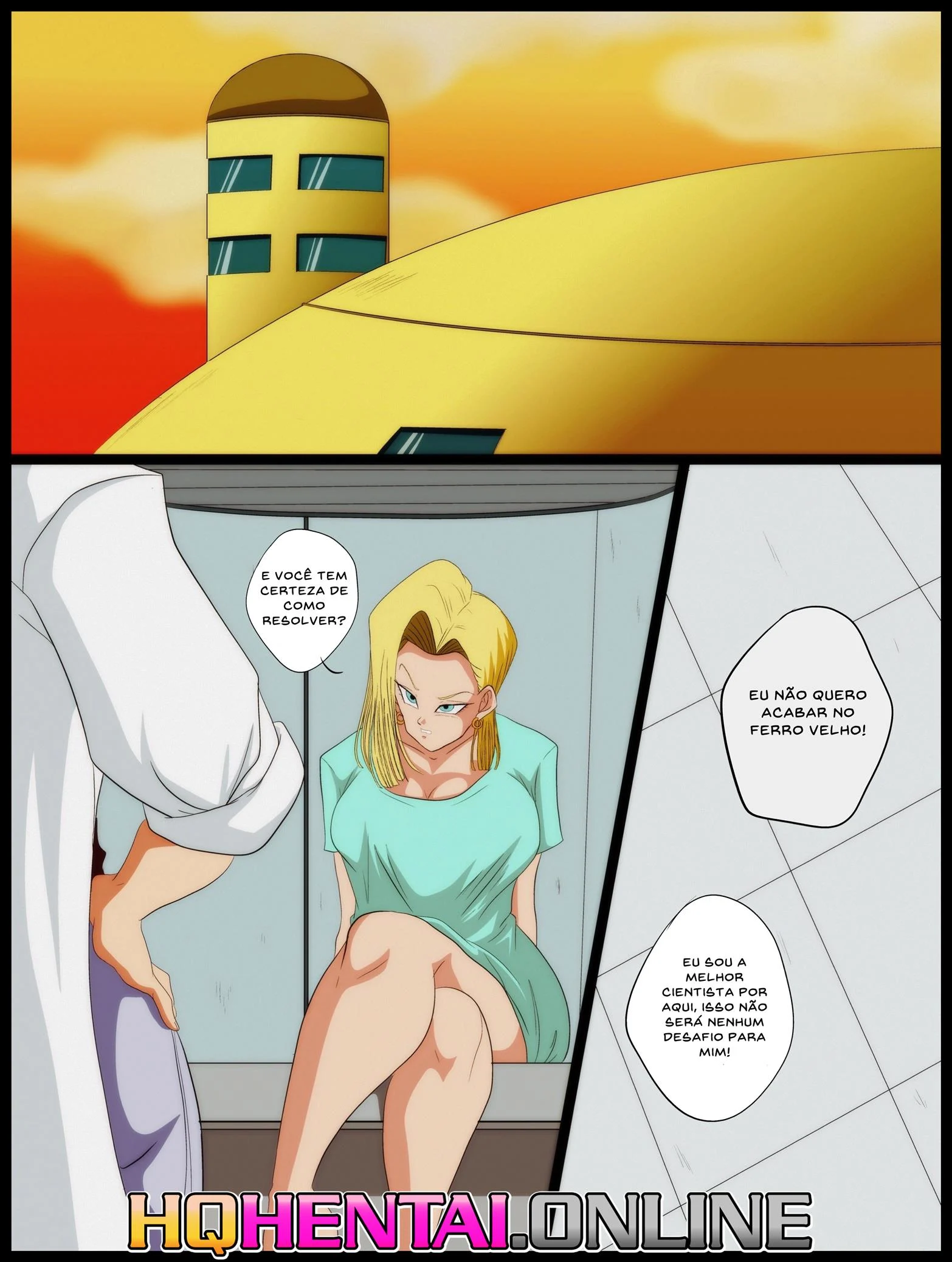 Andr&oacute;ide 18 x Bulma &ndash; Hentai Sem Censura &ndash; Tradu&ccedil;&atilde;o Completa