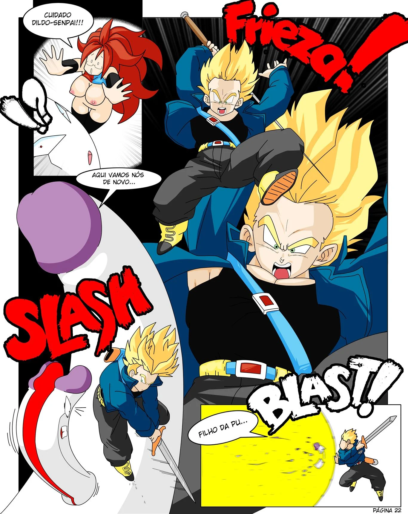 Andr&oacute;ide 21 aprendendo sobre sexo &ndash; Hentai &ndash; Quadrinho De Sexo Em PT-BR