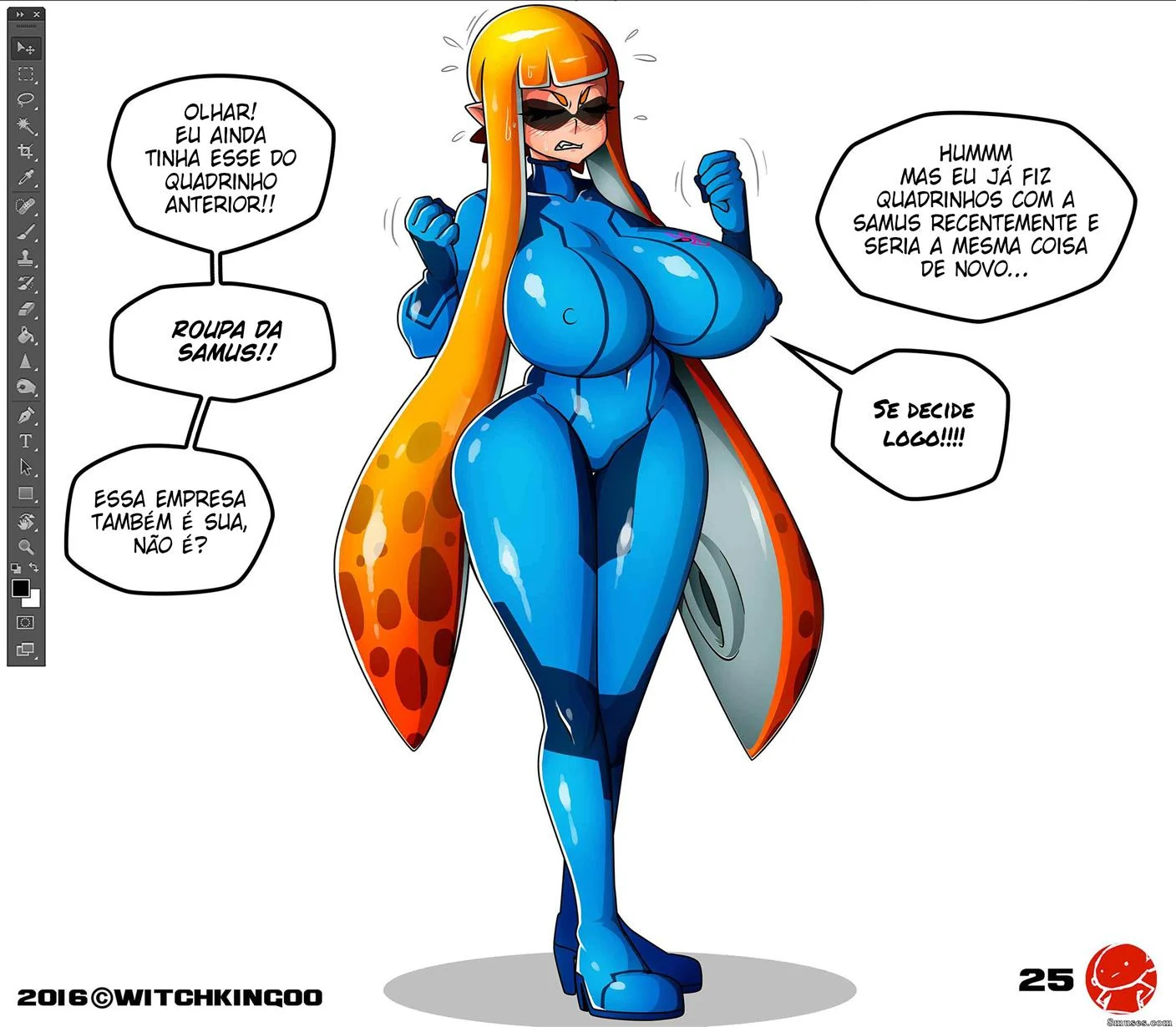 Aquilo n&atilde;o era tinta &ndash; Peit&otilde;es &ndash; Ler Quadrinho Porno PT-BR