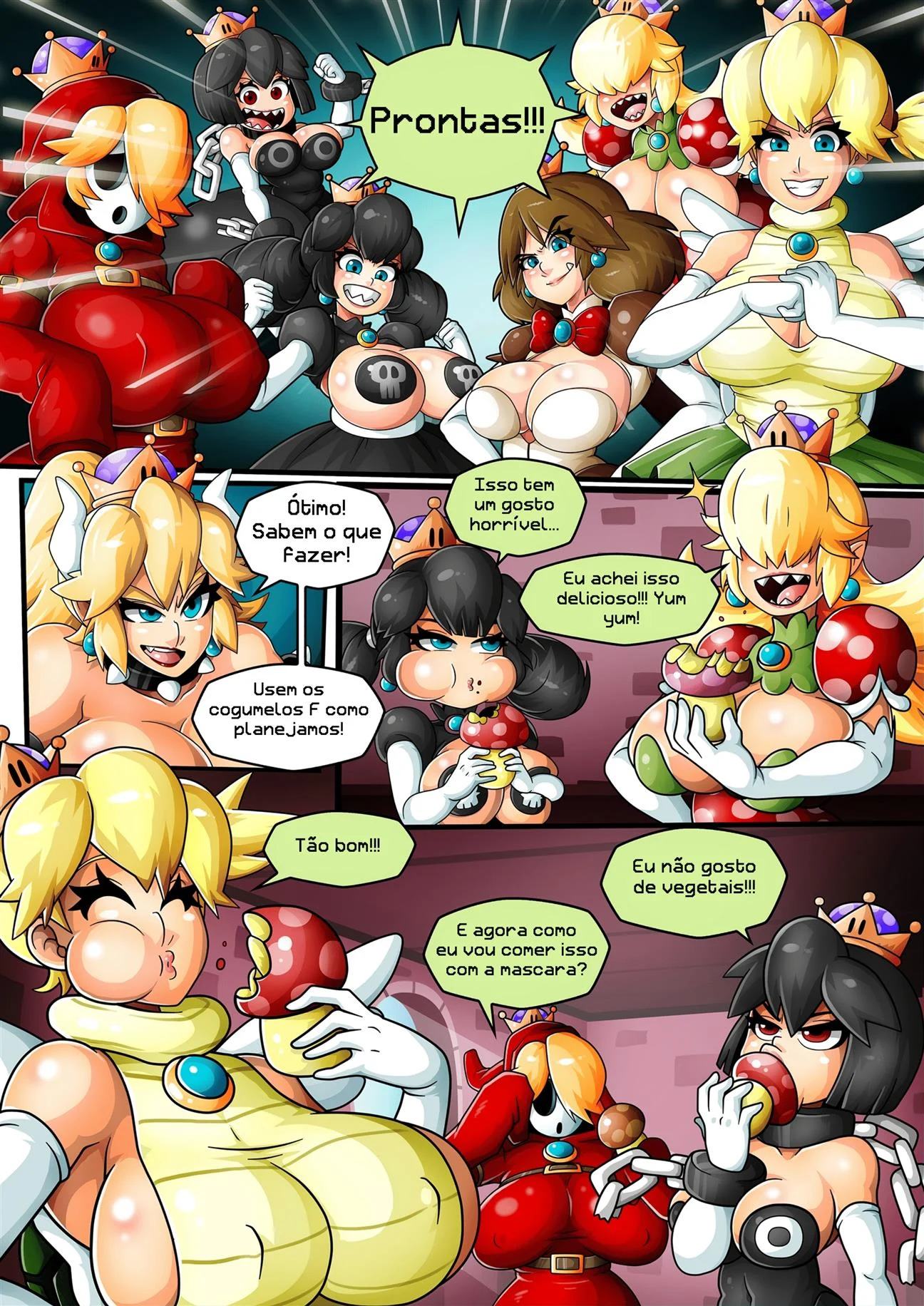 As aventuras de Bowsette &ndash; Garota Monstro &ndash; Legendas em PT-BR