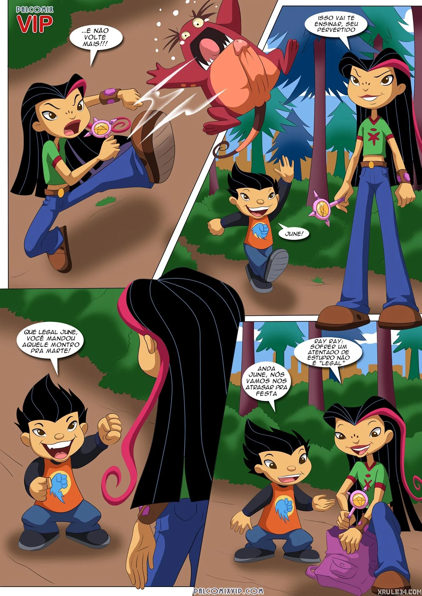 As aventuras sexuais de Juniper Lee &ndash; Juniper Lee Hentai &ndash; Ler Quadrinho Completos