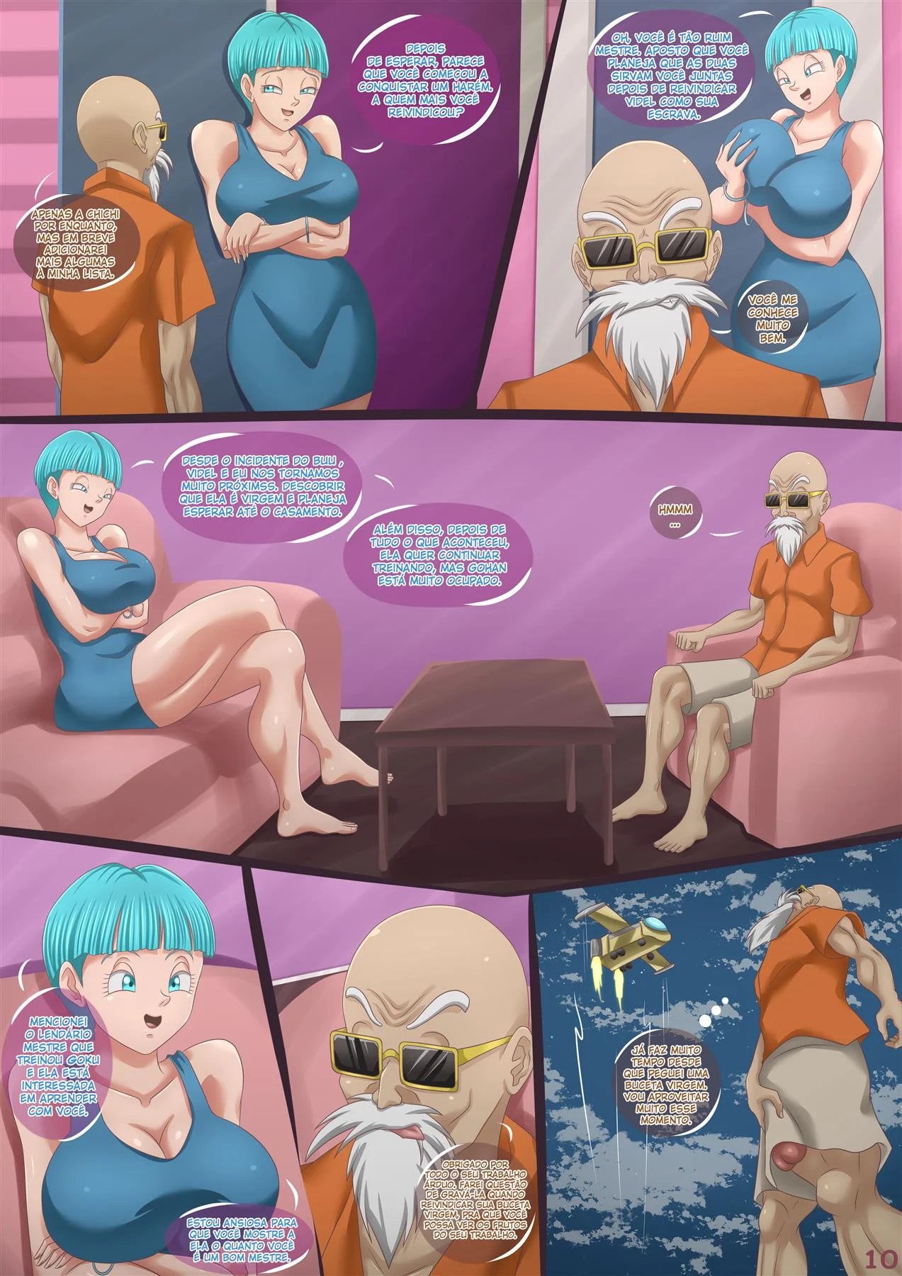 As conquistas do Mestre Kame 2 – Dragon Ball Hentai – Hentai em Português