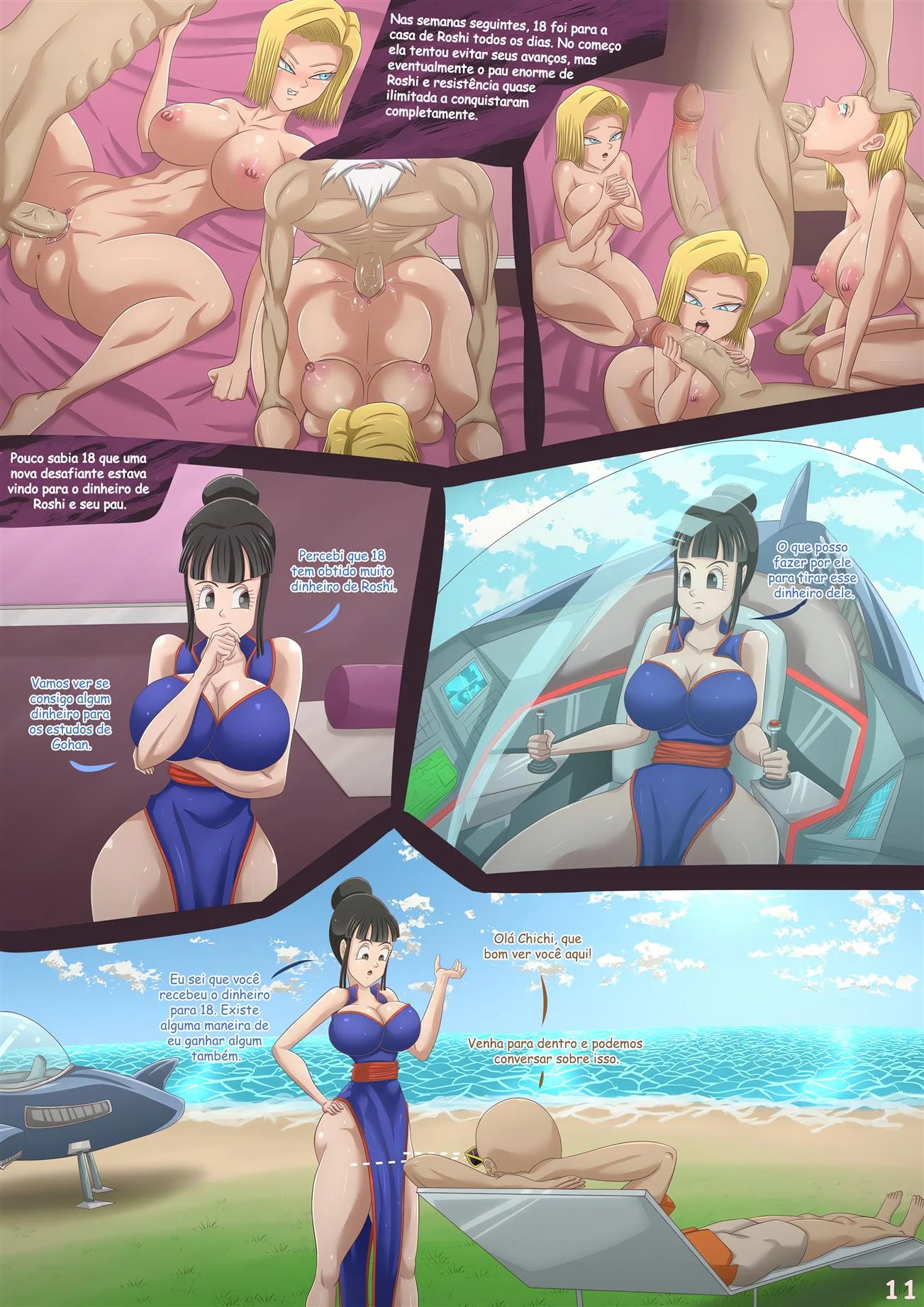 As conquistas do Mestre Kame &ndash; Gozando Dentro &ndash; Sem Censura