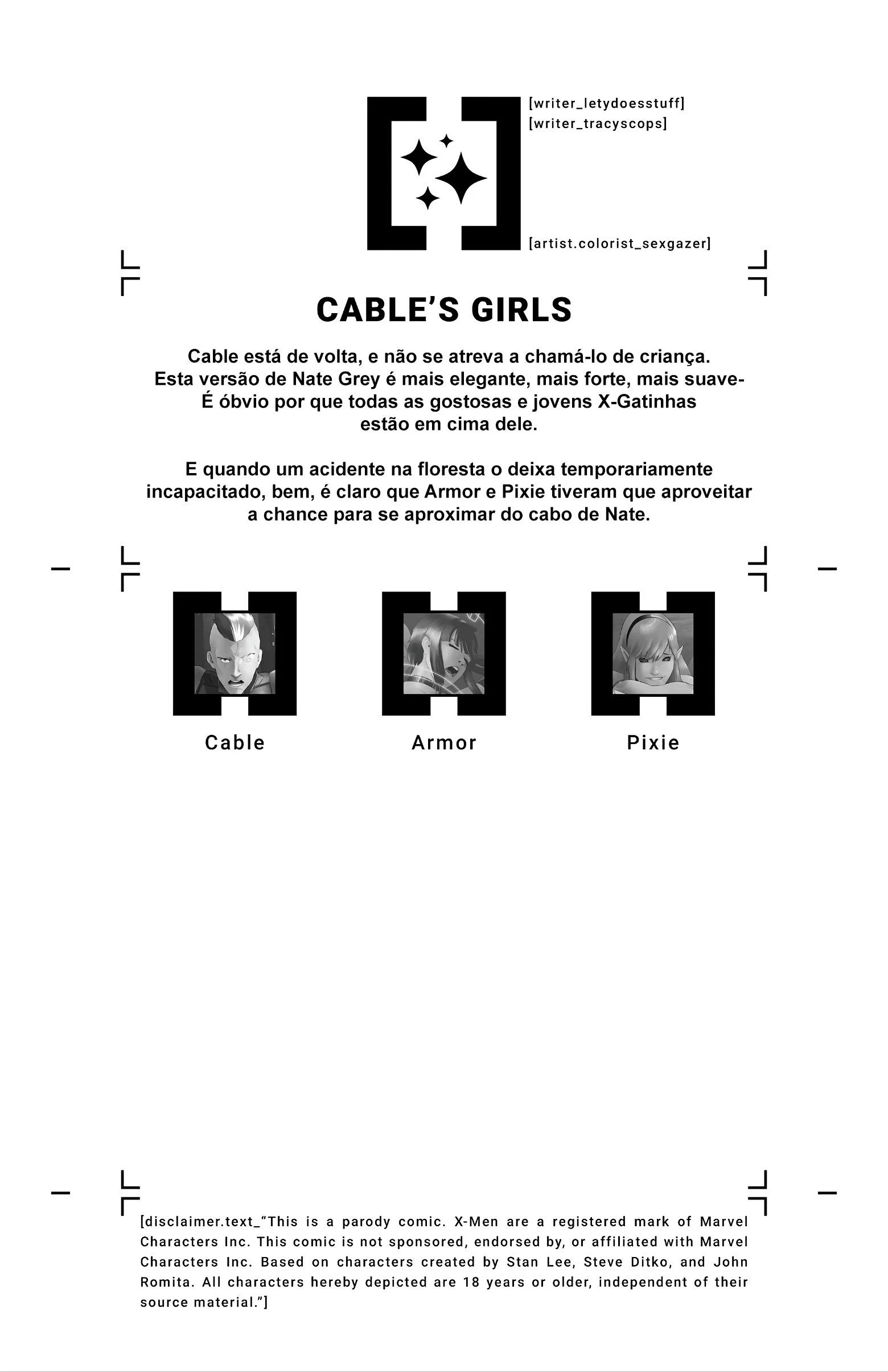 As garotas de Cable – Anal – Em Português