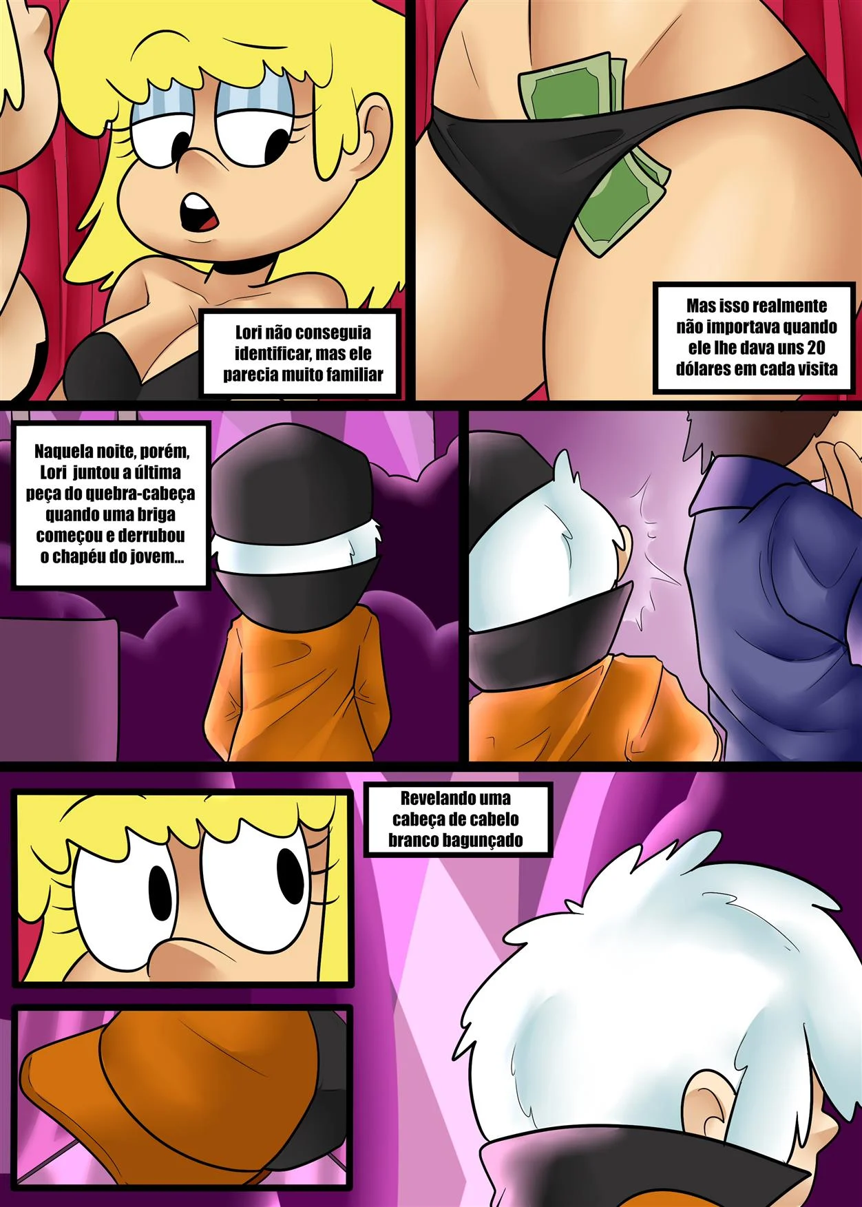 As Irm&atilde;s Loud no Clube de Strip &ndash; Peit&otilde;es &ndash; Todo em PT-BR