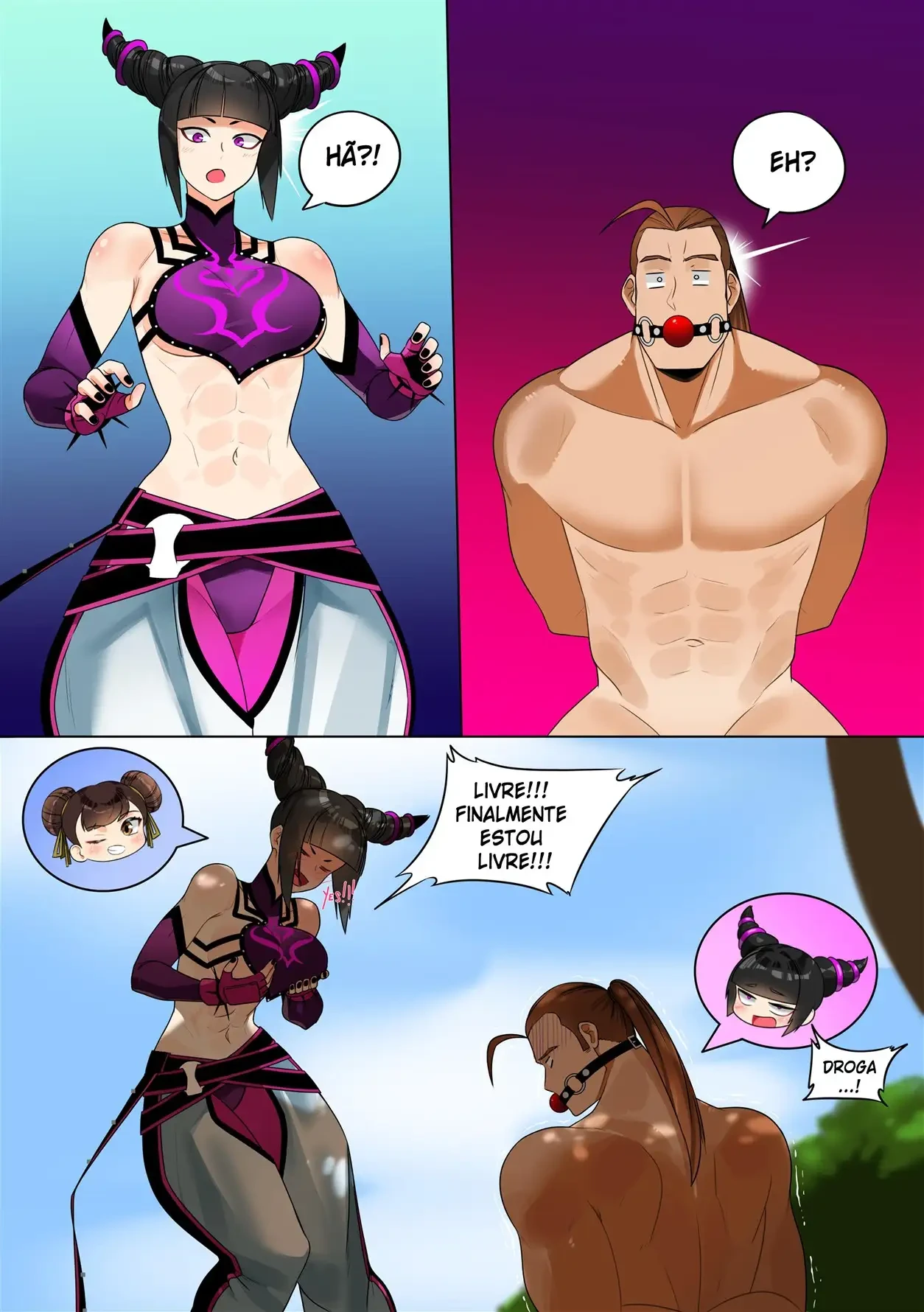 As Lutadoras Trocando de Corpo – Bundão – Todo em PT-BR