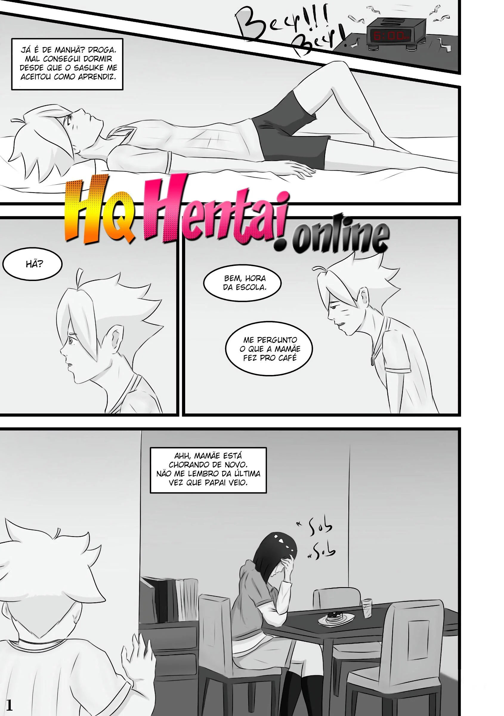 Aula de Sexo com a Mam&atilde;e &ndash; HQ Hentai &ndash; Ler Quadrinho Completos