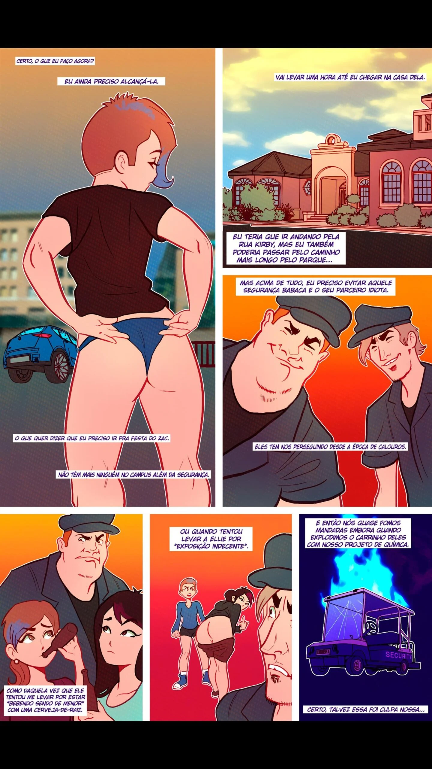 Aventura pelada de Frankie – Quadrinhos Eroticos – Ler Quadrinho Completos