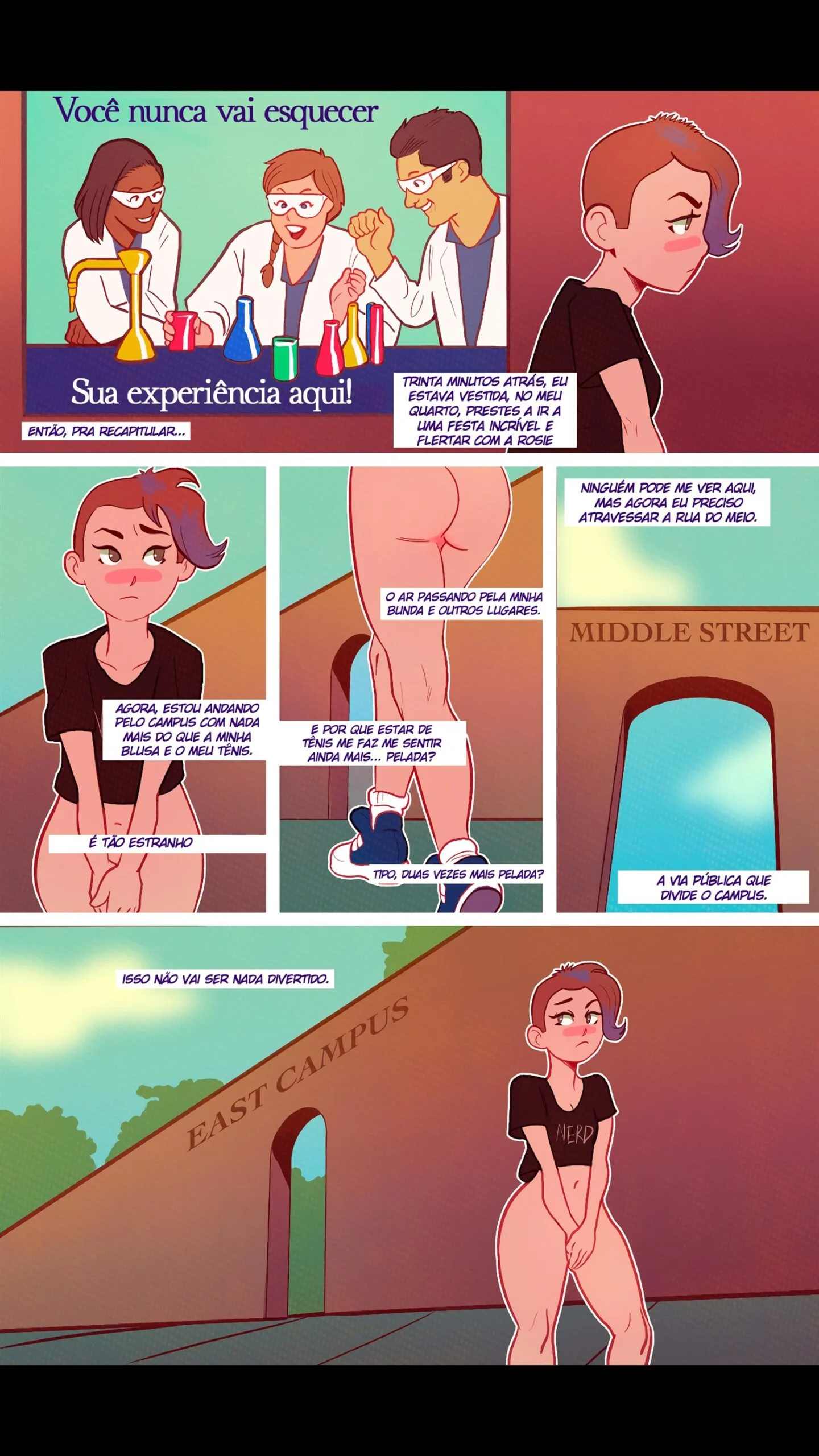 Aventura pelada de Frankie – Quadrinhos Eroticos – Ler Quadrinho Completos