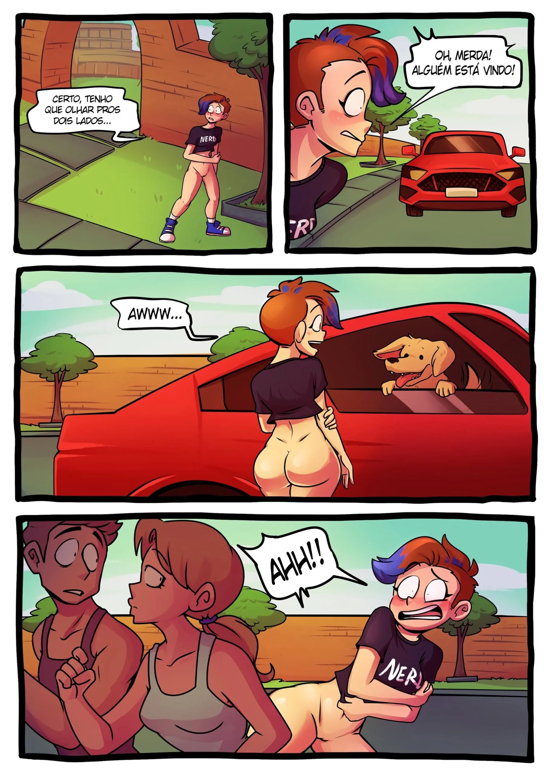 Aventura pelada de Frankie – Quadrinhos Eroticos – Ler Quadrinho Completos