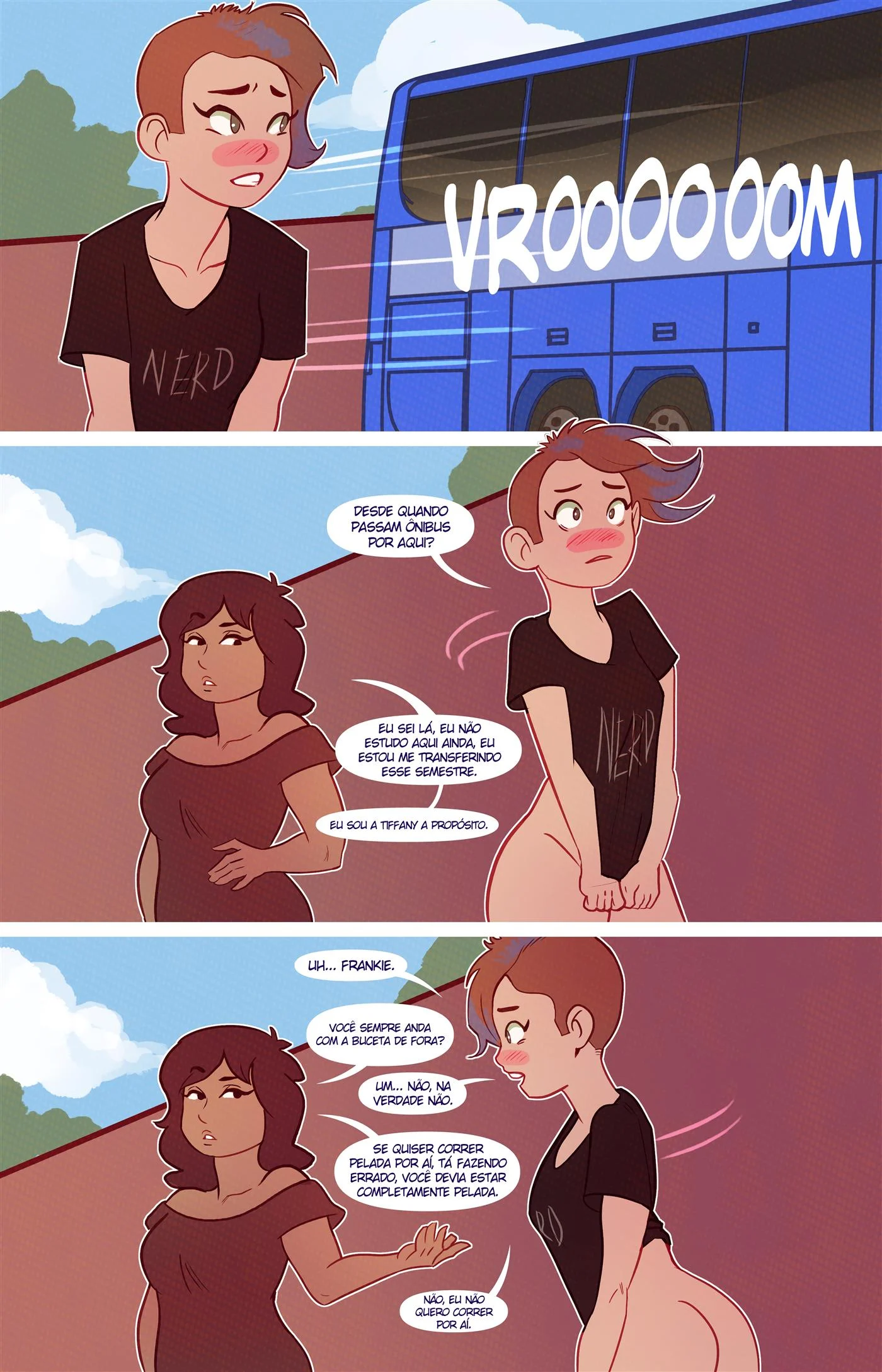 Aventura pelada de Frankie – Quadrinhos Eroticos – Ler Quadrinho Completos