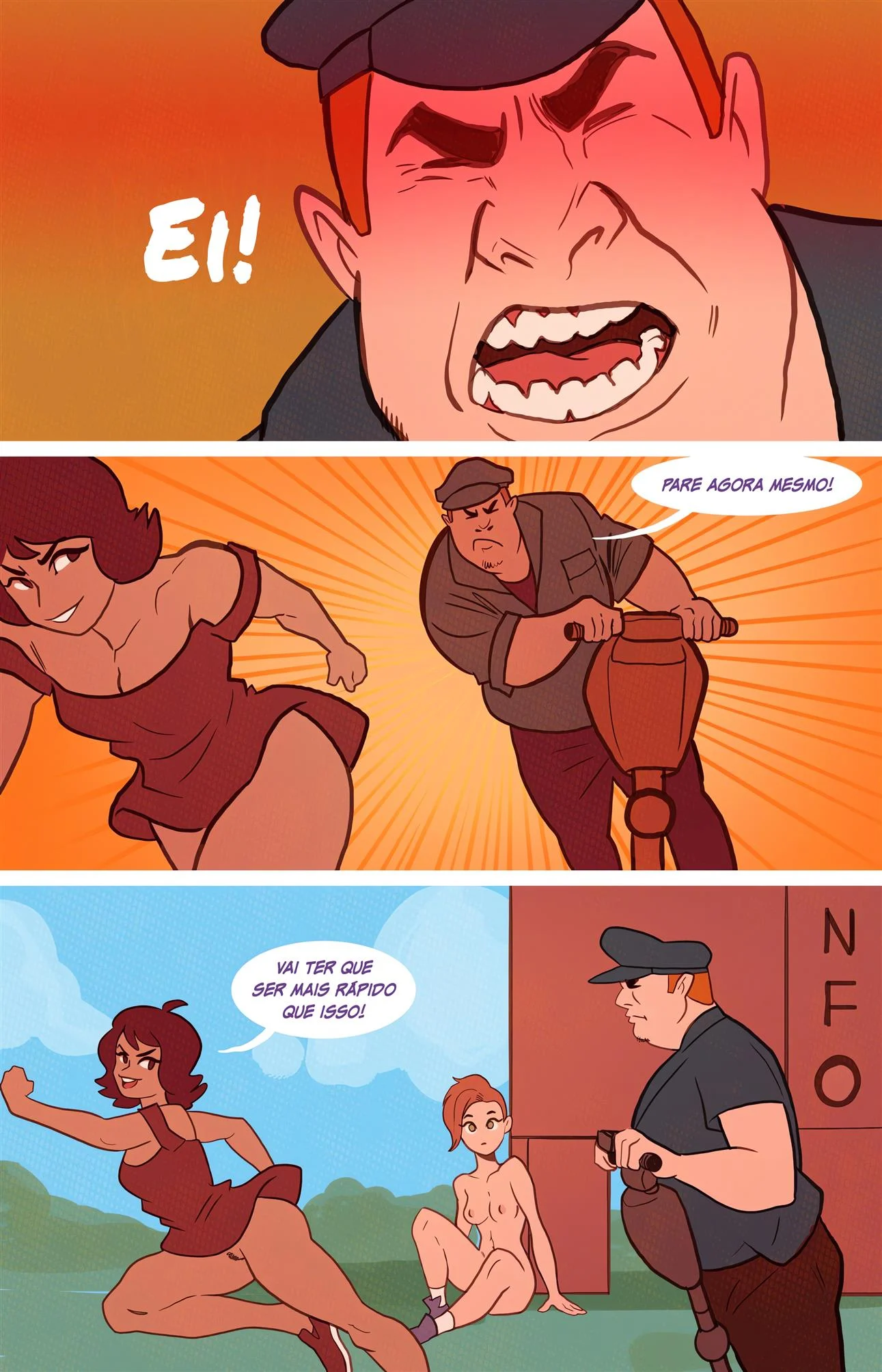 Aventura pelada de Frankie – Quadrinhos Eroticos – Ler Quadrinho Completos