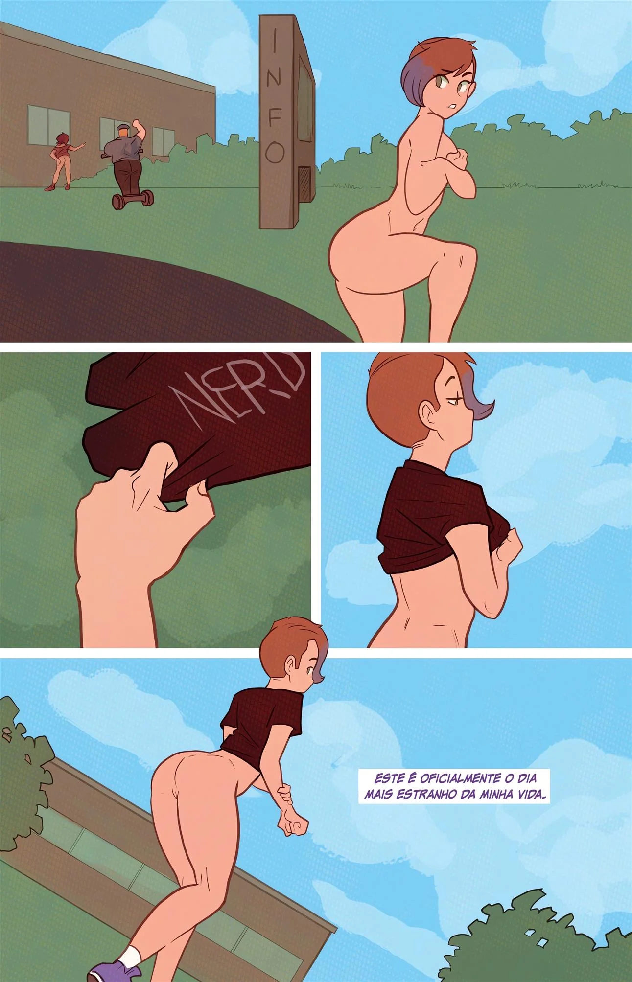 Aventura pelada de Frankie – Quadrinhos Eroticos – Ler Quadrinho Completos