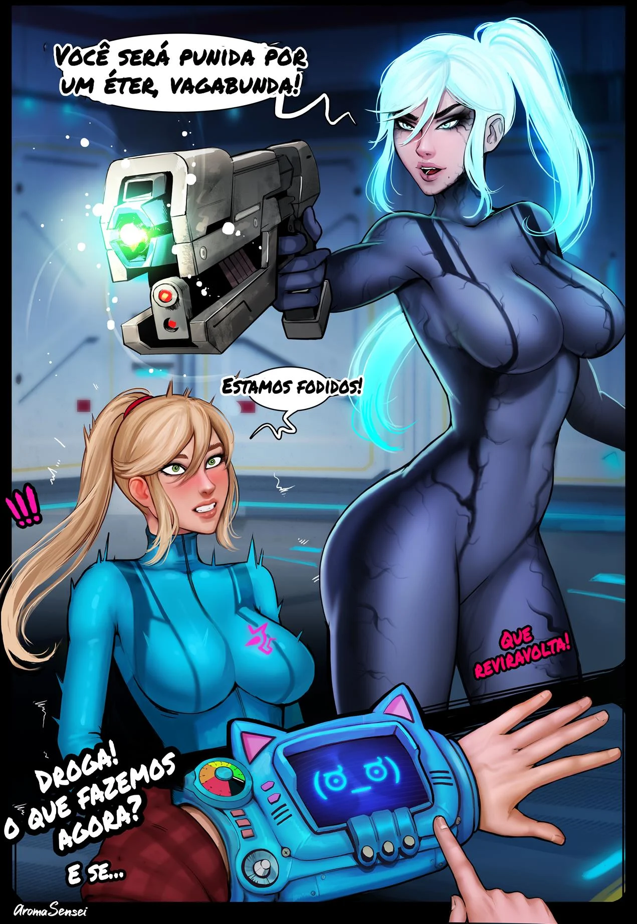 Batalha Sexual Contra Dark Samus &ndash; Metroid Hentai &ndash; SuperHQ