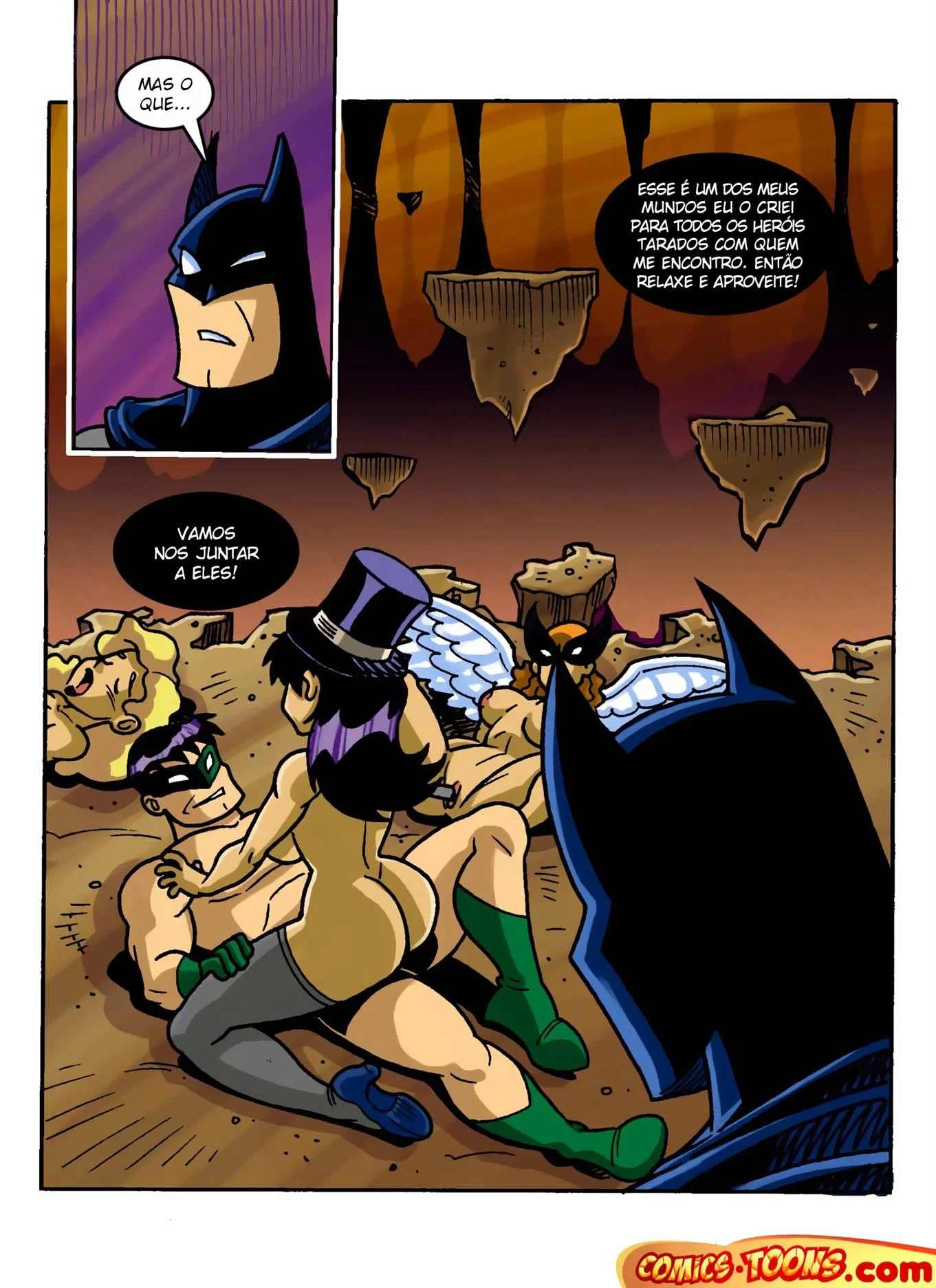 Batman no mundo sexual de Ravena &ndash; Super Her&oacute;is &ndash; Completo
