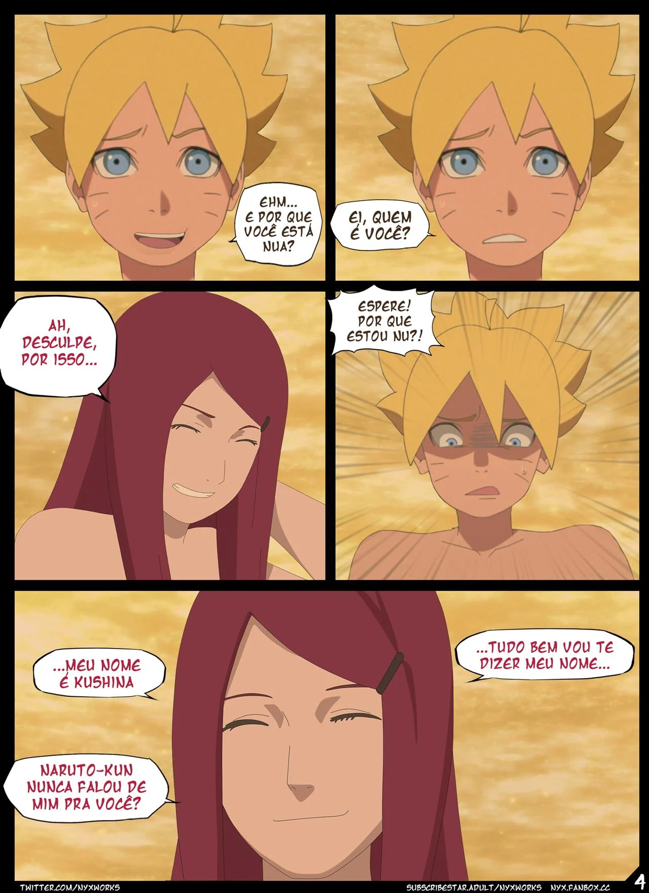 Boruto conhece Kushina – Boquete – Completo Boruto conhece Kushina – Boquete – Completo