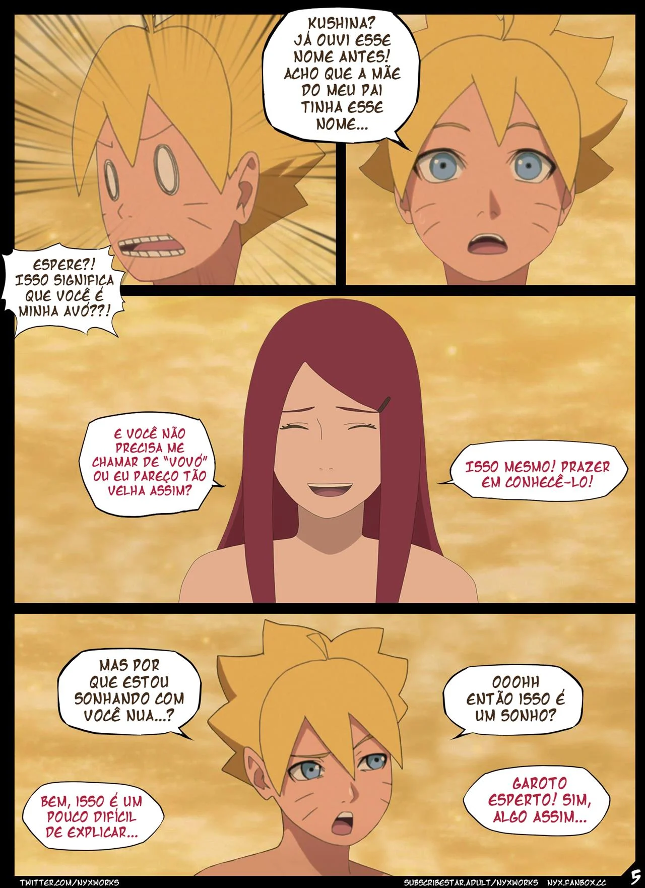Boruto conhece Kushina – Boquete – Completo Boruto conhece Kushina – Boquete – Completo