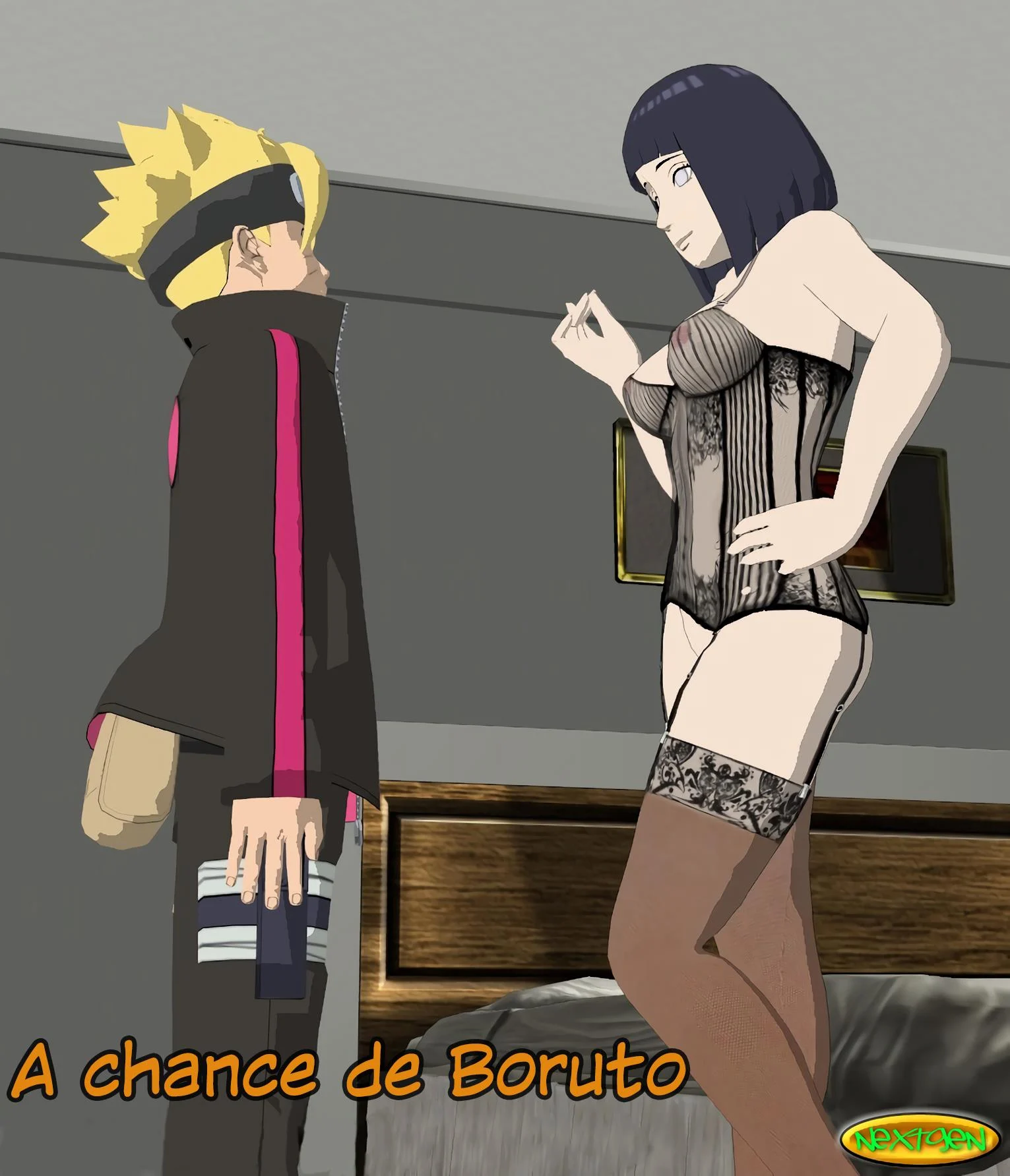 Boruto consegue foder a Mãe – Mãe e Filho – Completo