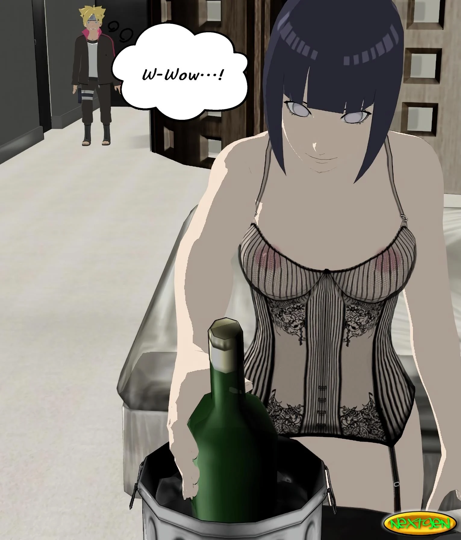 Boruto consegue foder a Mãe – Mãe e Filho – Completo