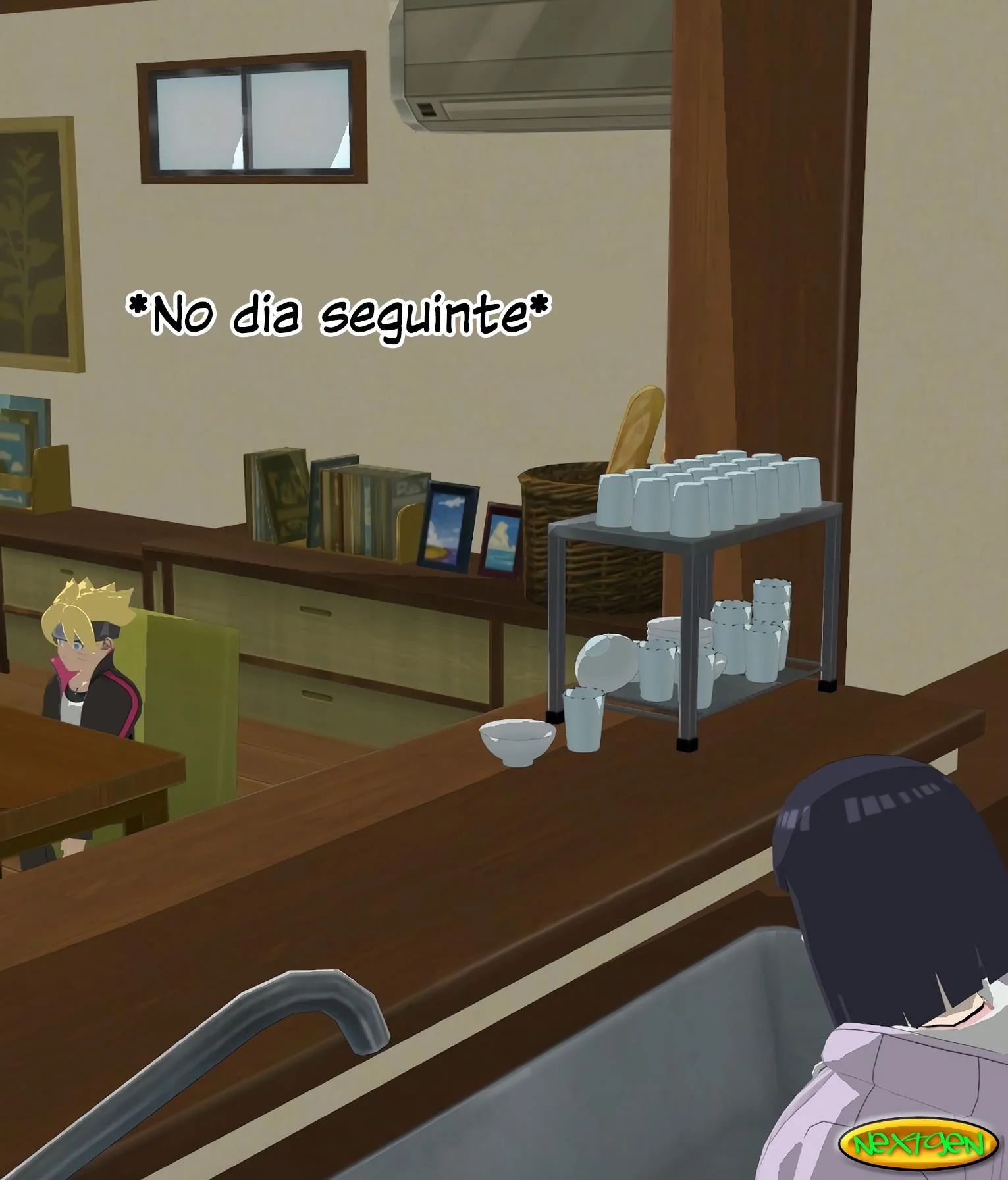 Boruto consegue foder a Mãe – Mãe e Filho – Completo