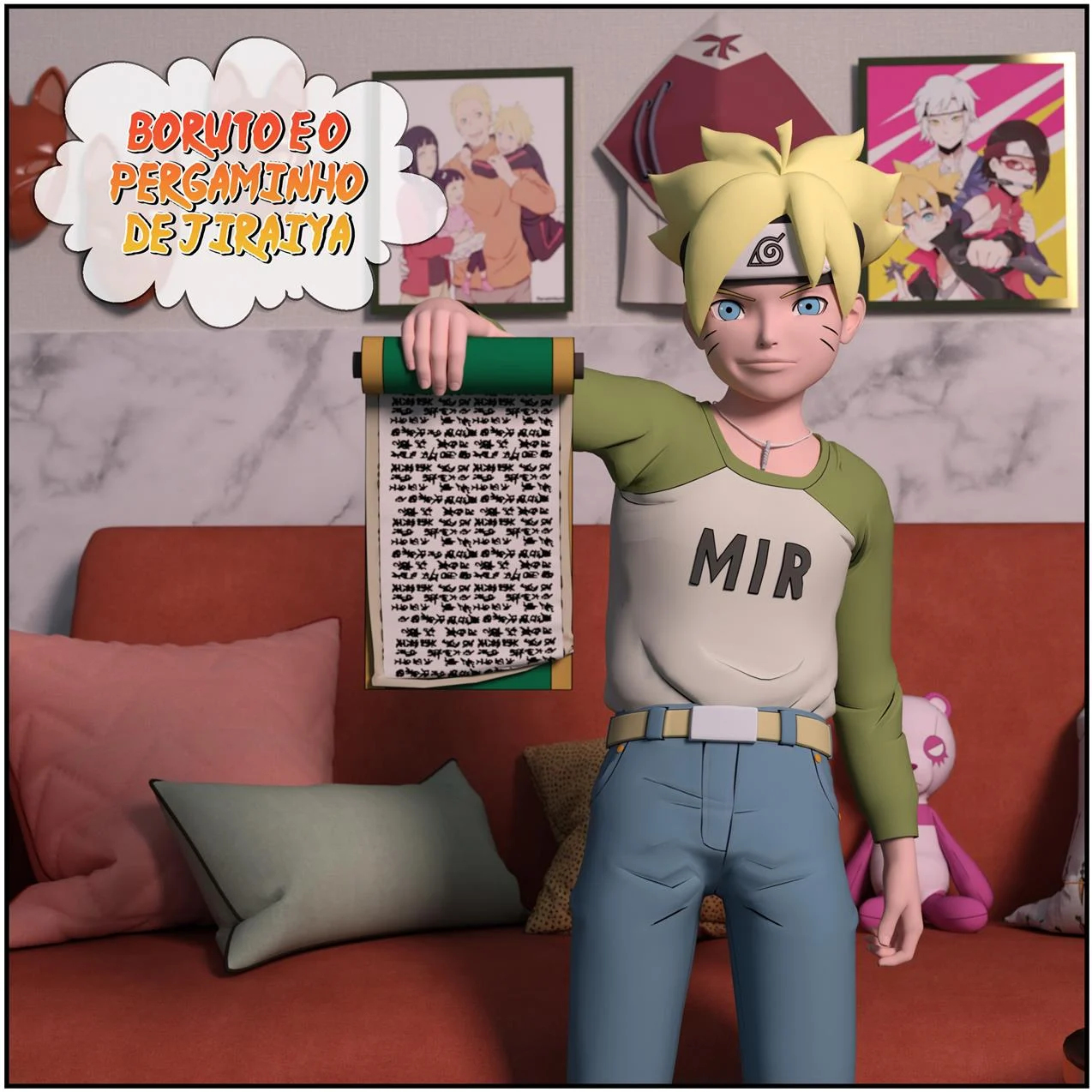 Boruto e o pergaminho do Jiraiya – Hentai Incesto – Ler Quadrinho Porno PT-BR