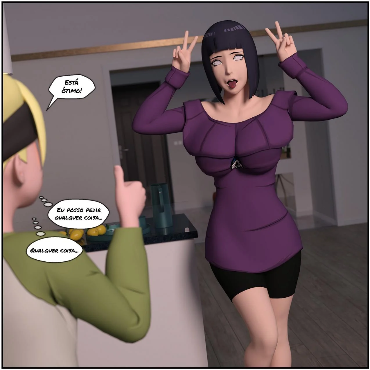 Boruto e o pergaminho do Jiraiya – Hentai Incesto – Ler Quadrinho Porno PT-BR