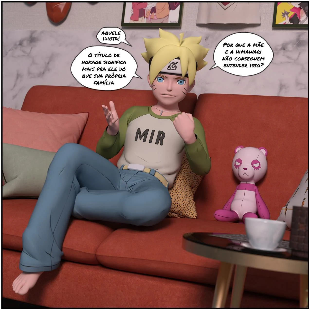 Boruto e o pergaminho do Jiraiya – Hentai Incesto – Ler Quadrinho Porno PT-BR