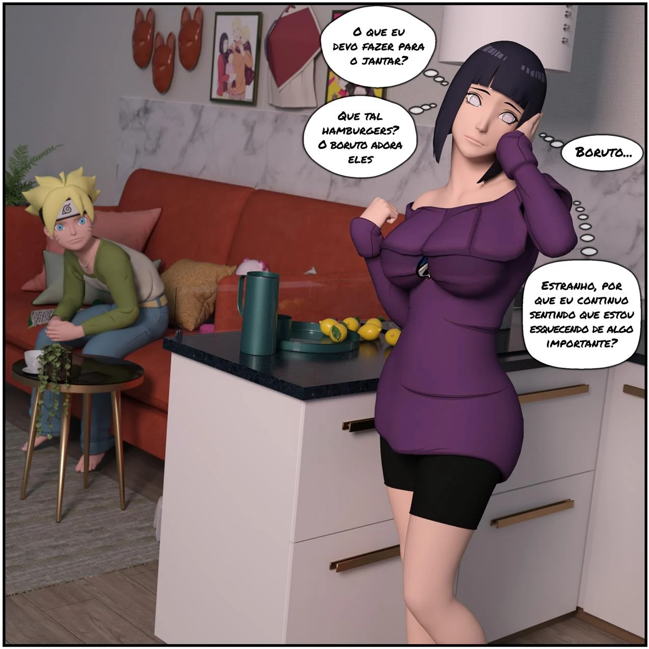 Boruto e o pergaminho do Jiraiya – Hentai Incesto – Ler Quadrinho Porno PT-BR