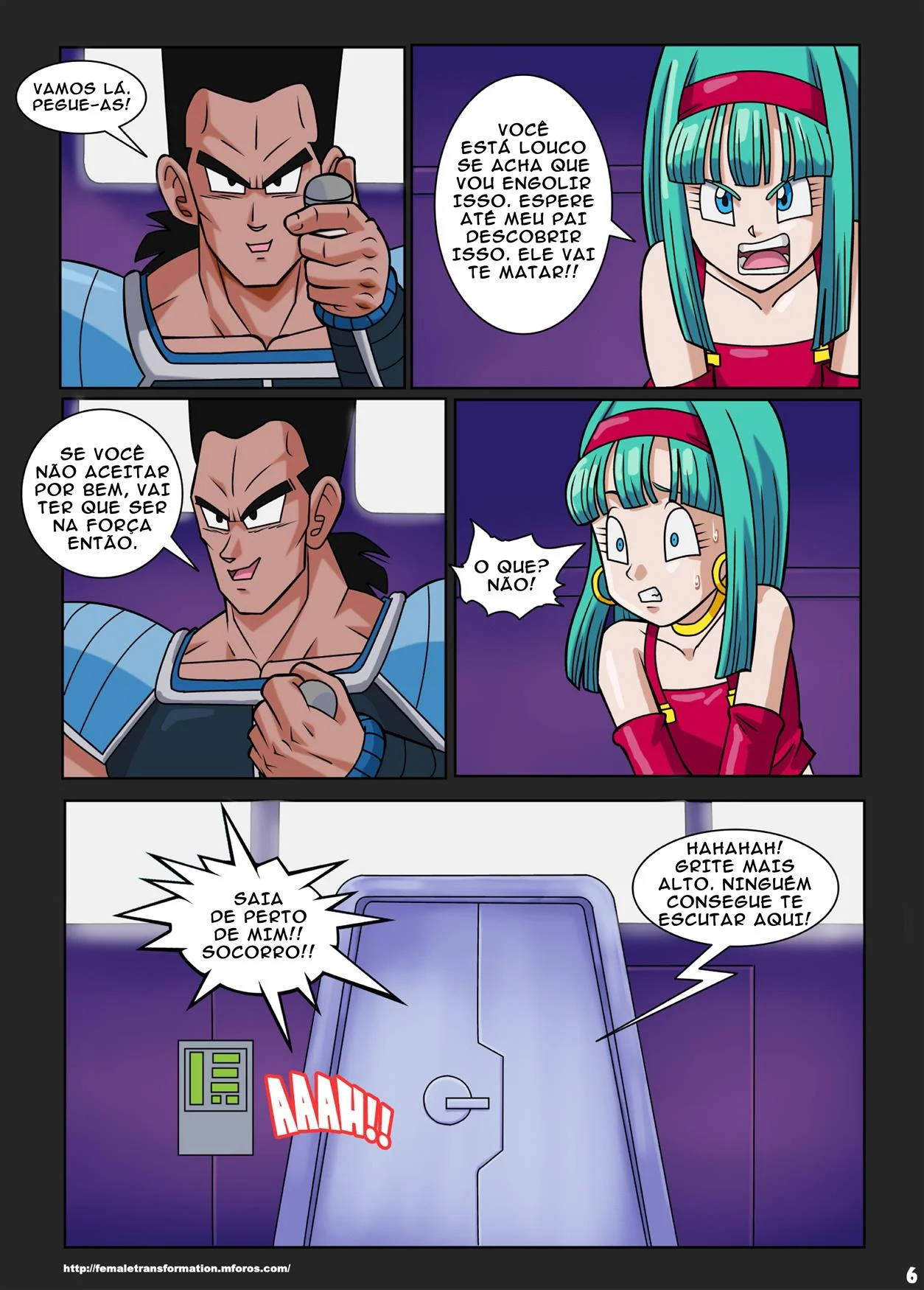 Bra a esposa saiyajin – Estupro – Tradução Nacional