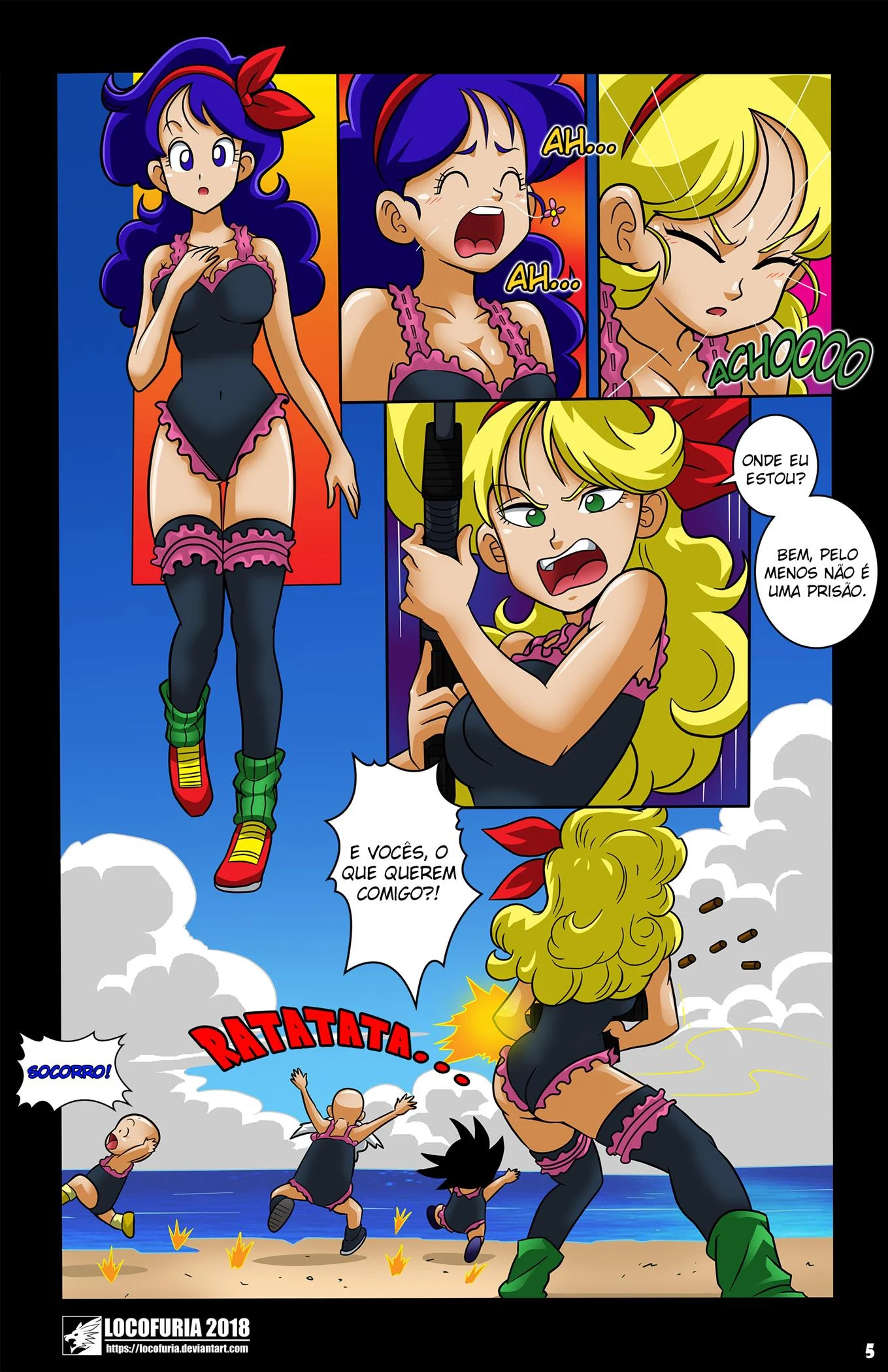 Bulma a rainha dos Vampiros 2 – Bulma Hentai – Quadrinho em Português PT-BR