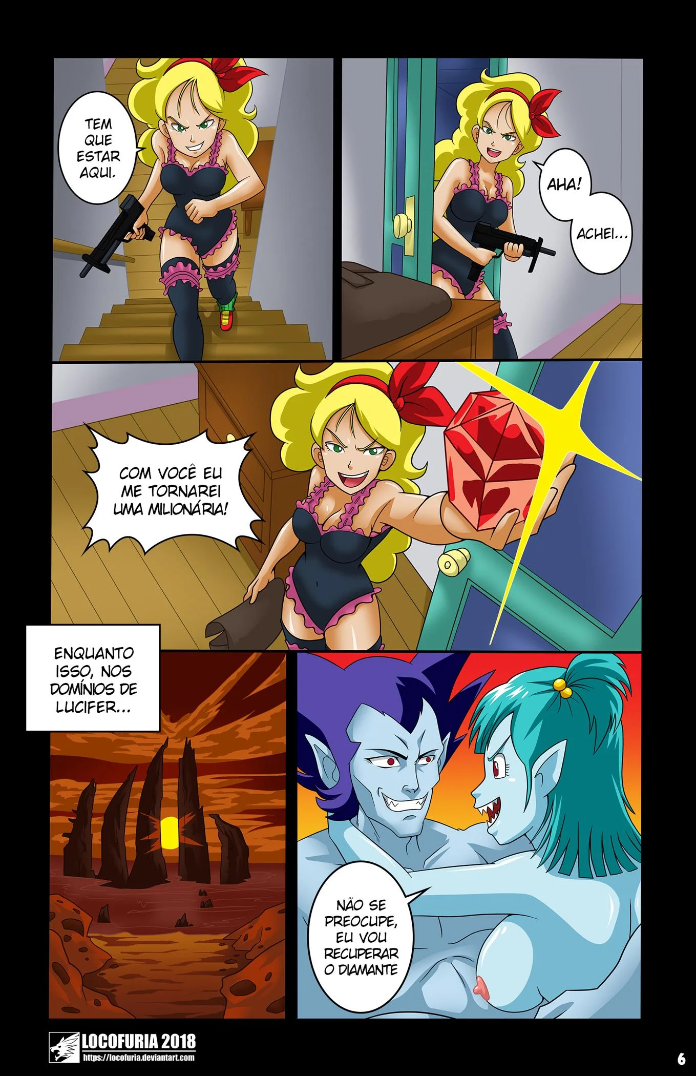 Bulma a rainha dos Vampiros 2 – Bulma Hentai – Quadrinho em Português PT-BR