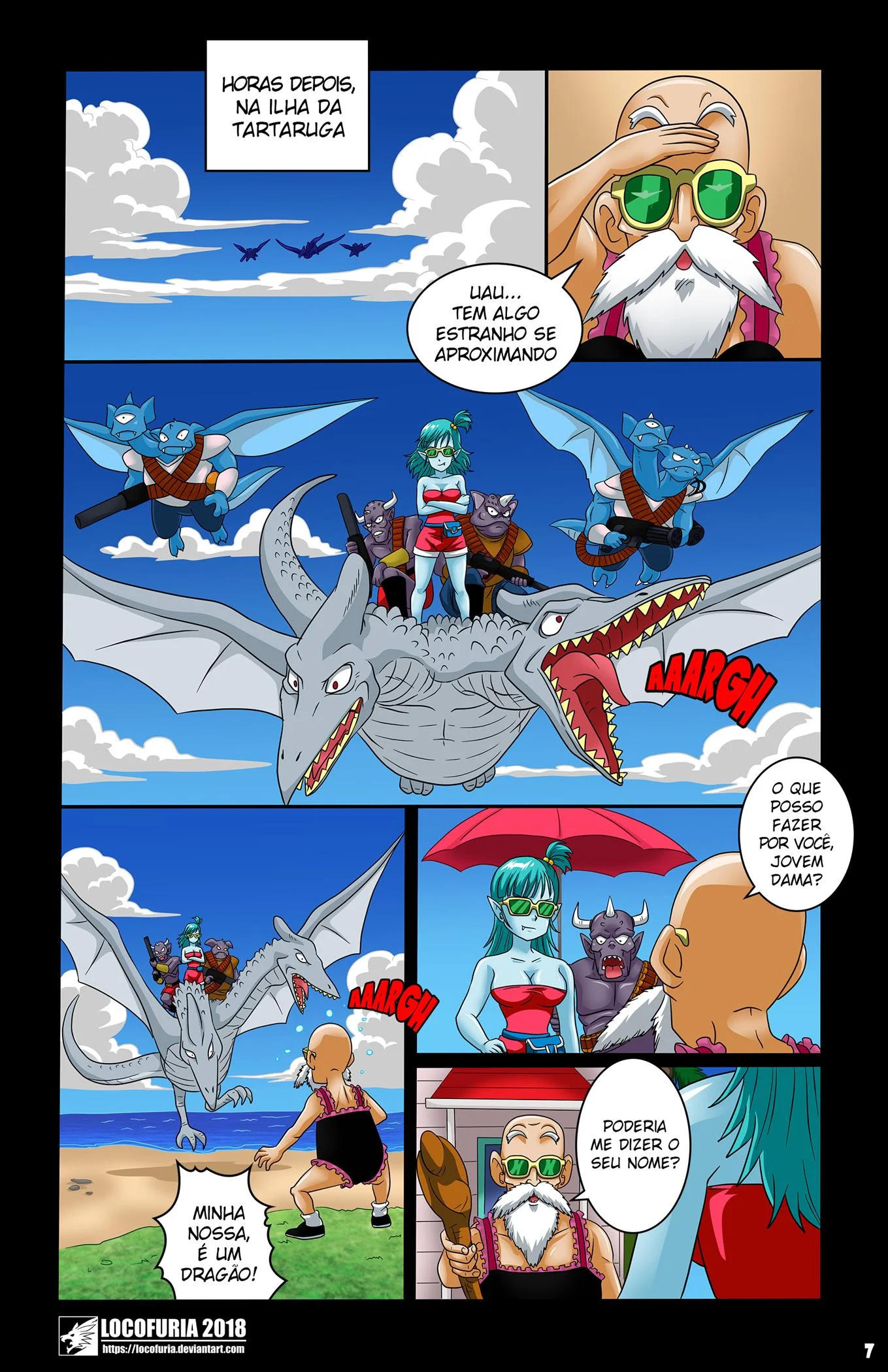 Bulma a rainha dos Vampiros 2 – Bulma Hentai – Quadrinho em Português PT-BR