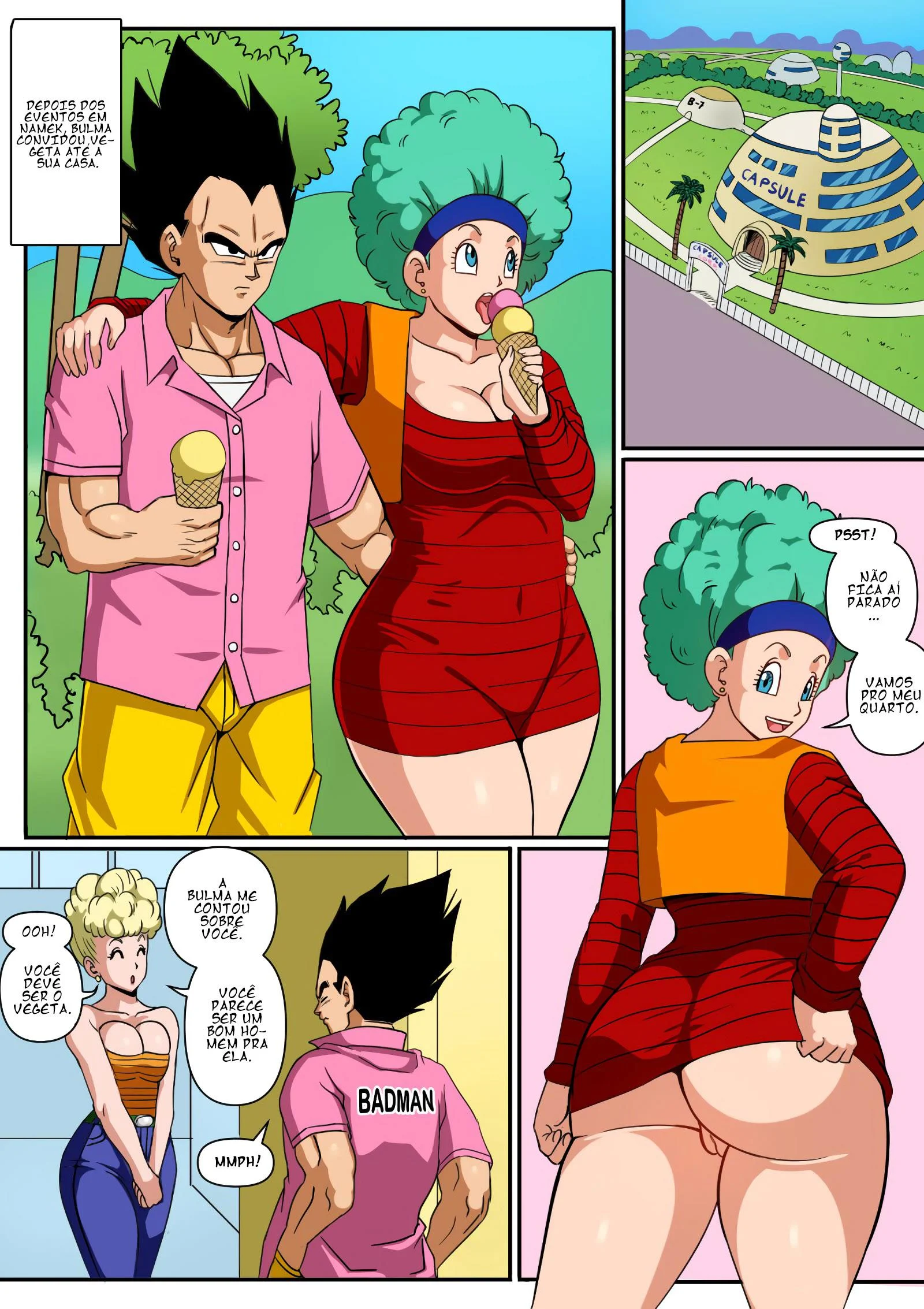 Bulma e Vegeta &ndash; Peit&otilde;es &ndash; Ler Quadrinho Completos