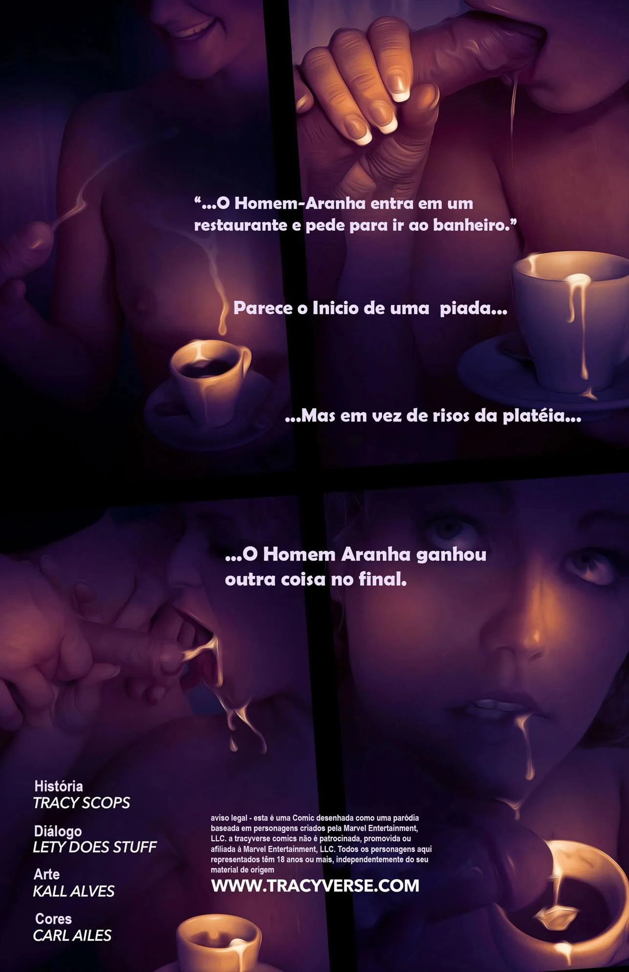 Caf&eacute; Quente para o Homem Aranha &ndash; Super Her&oacute;is &ndash; Sem Censura