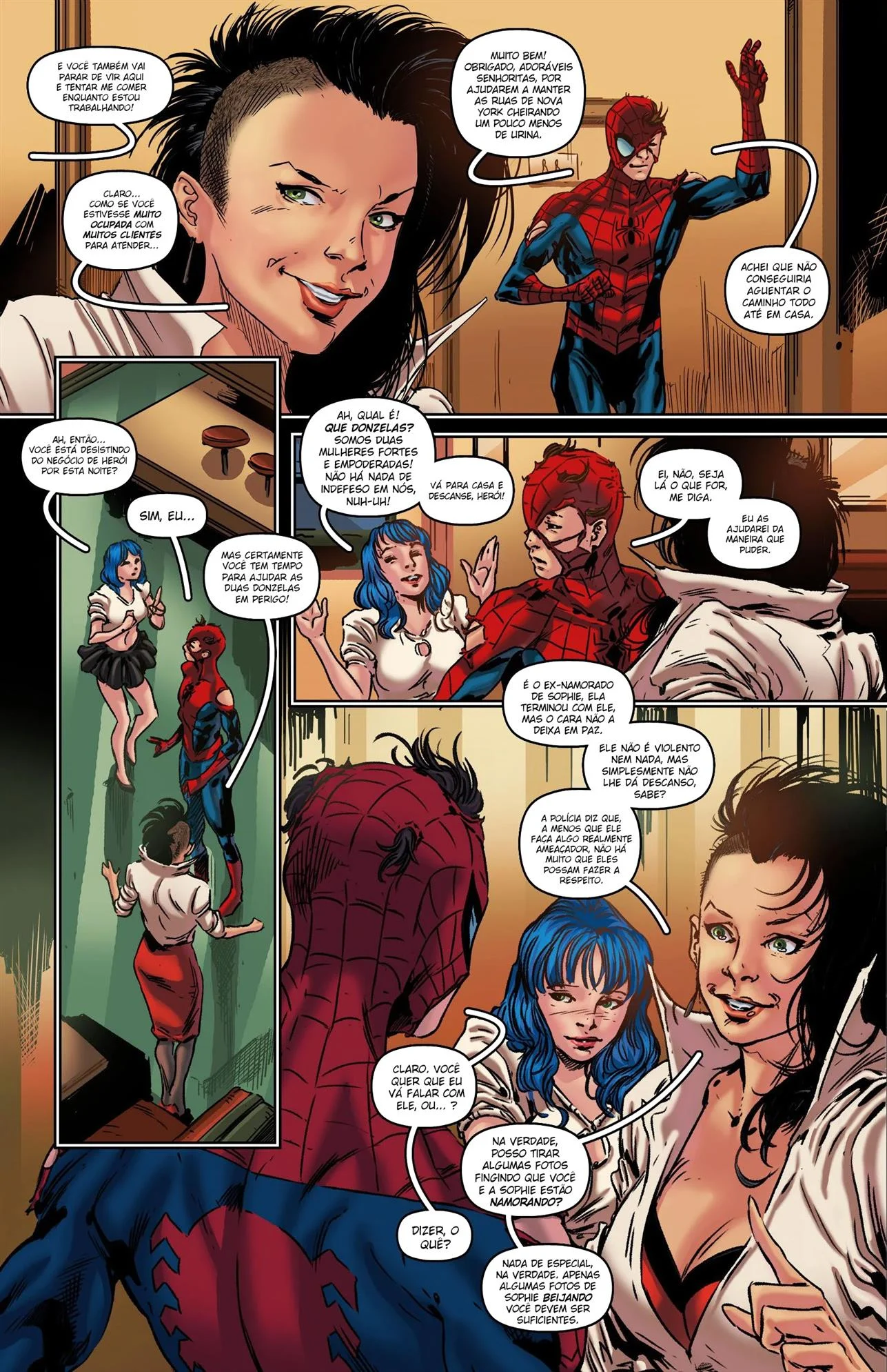 Caf&eacute; Quente para o Homem Aranha &ndash; Super Her&oacute;is &ndash; Sem Censura