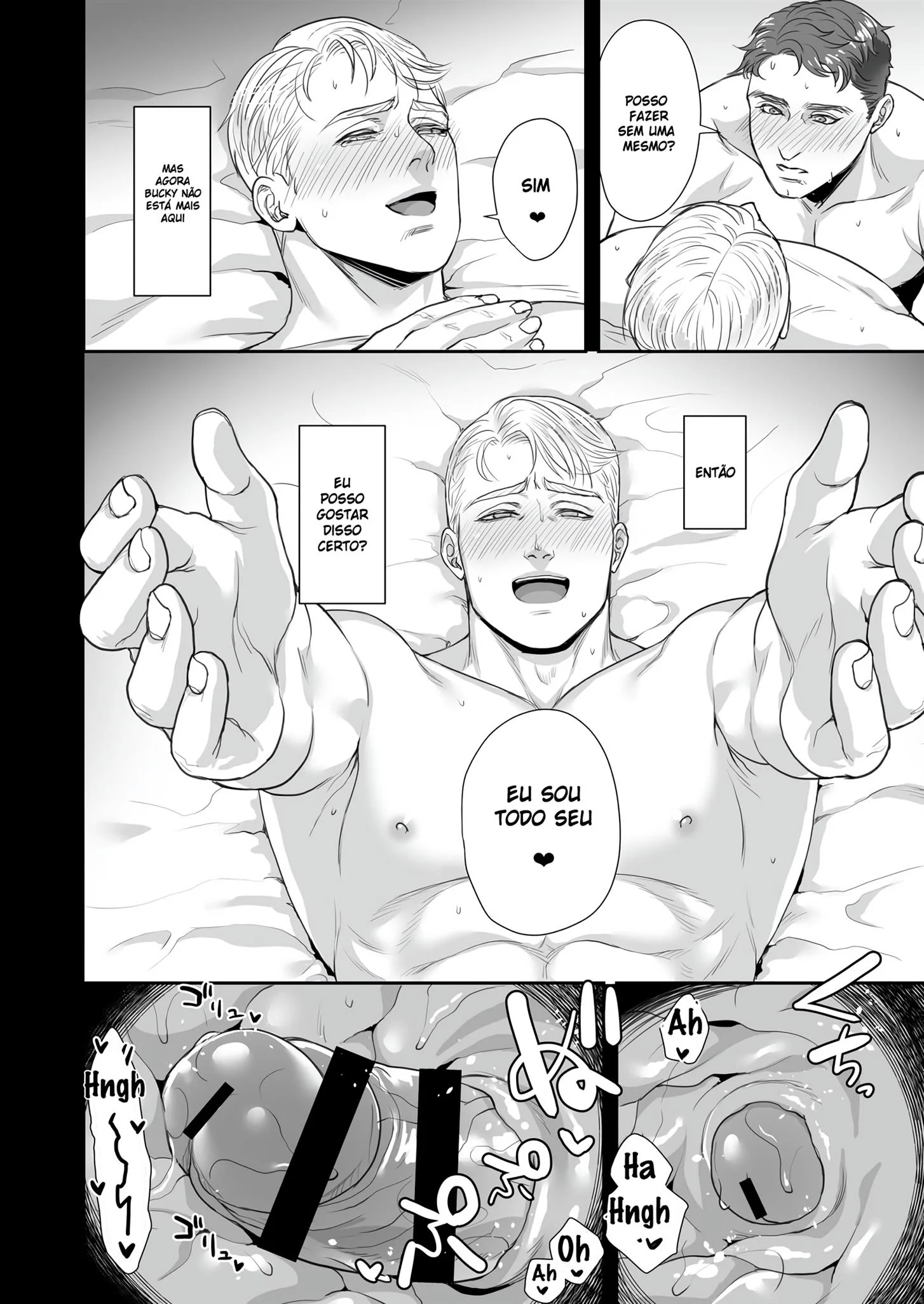 Capit&atilde;o America o Depravado &ndash; Anal &ndash; Quadrinho De Sexo Em PT-BR