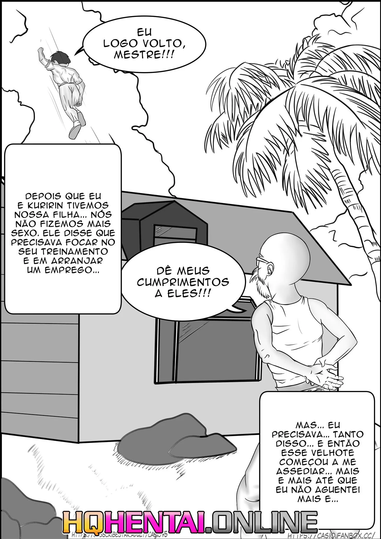 Caso de 18 com Mestre Kame – Hentai Sem Censura – Quadrinho em Português PT-BR