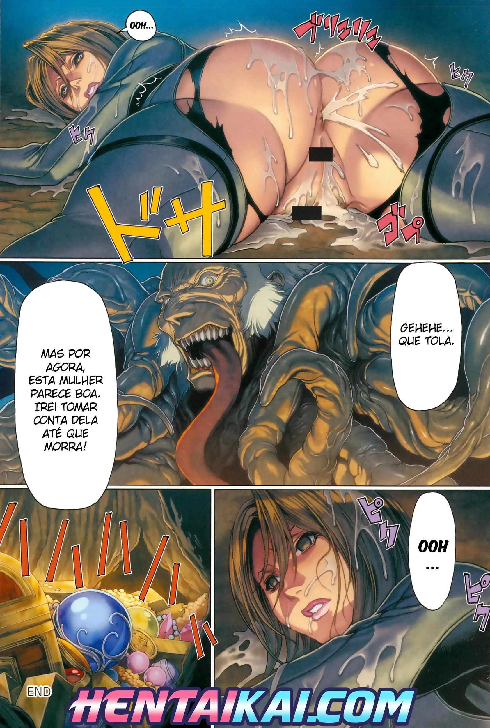 Caverna do Sexo &ndash; Monstro &ndash; Quadrinho em Portugu&ecirc;s PT-BR