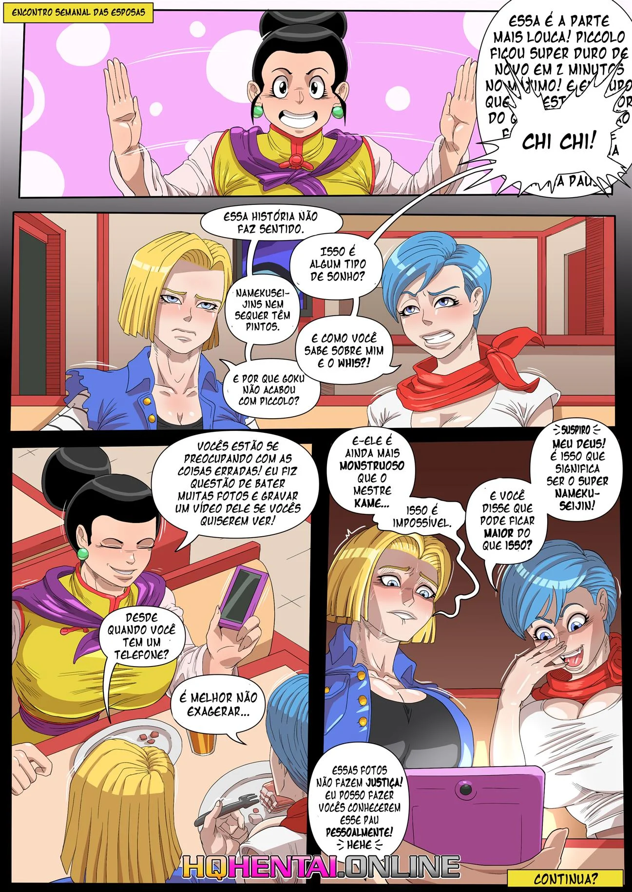 Chi Chi traindo Goku &ndash; Espanhola &ndash; Ler Quadrinho Completos