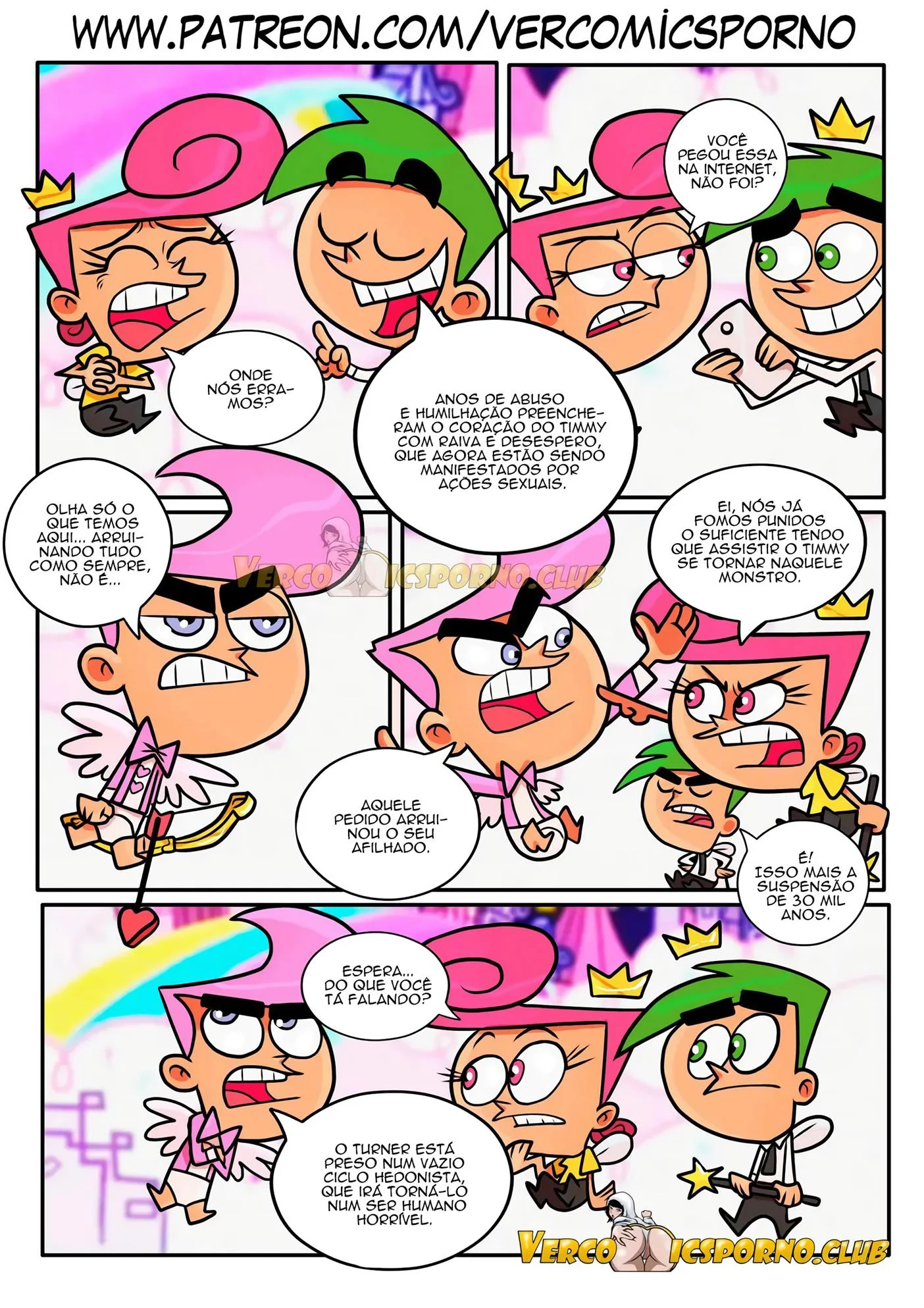 Dando um jeito na babá – HQ Porno – Quadrinho De Sexo Em PT-BR