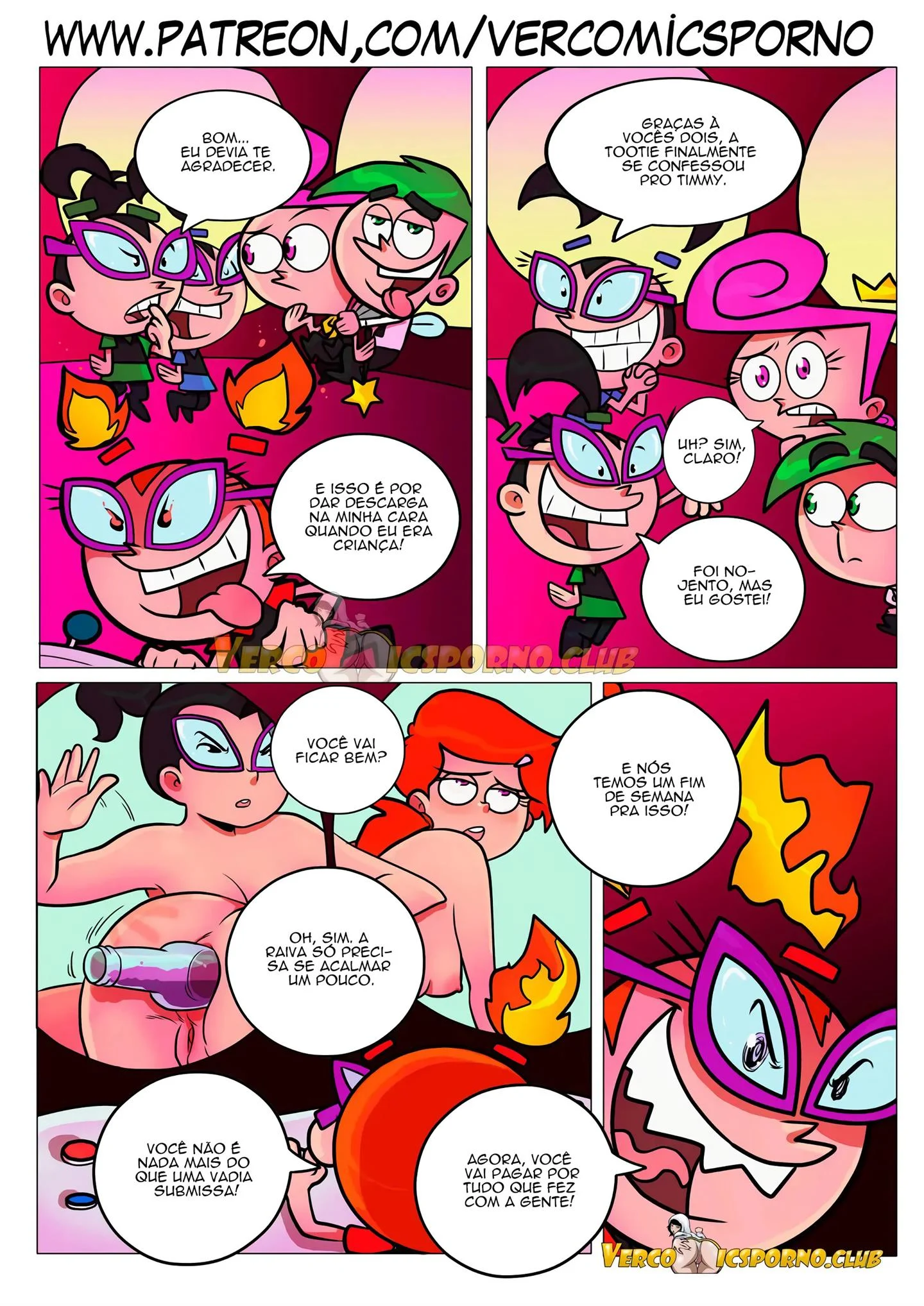 Dando um jeito na babá – HQ Porno – Quadrinho De Sexo Em PT-BR