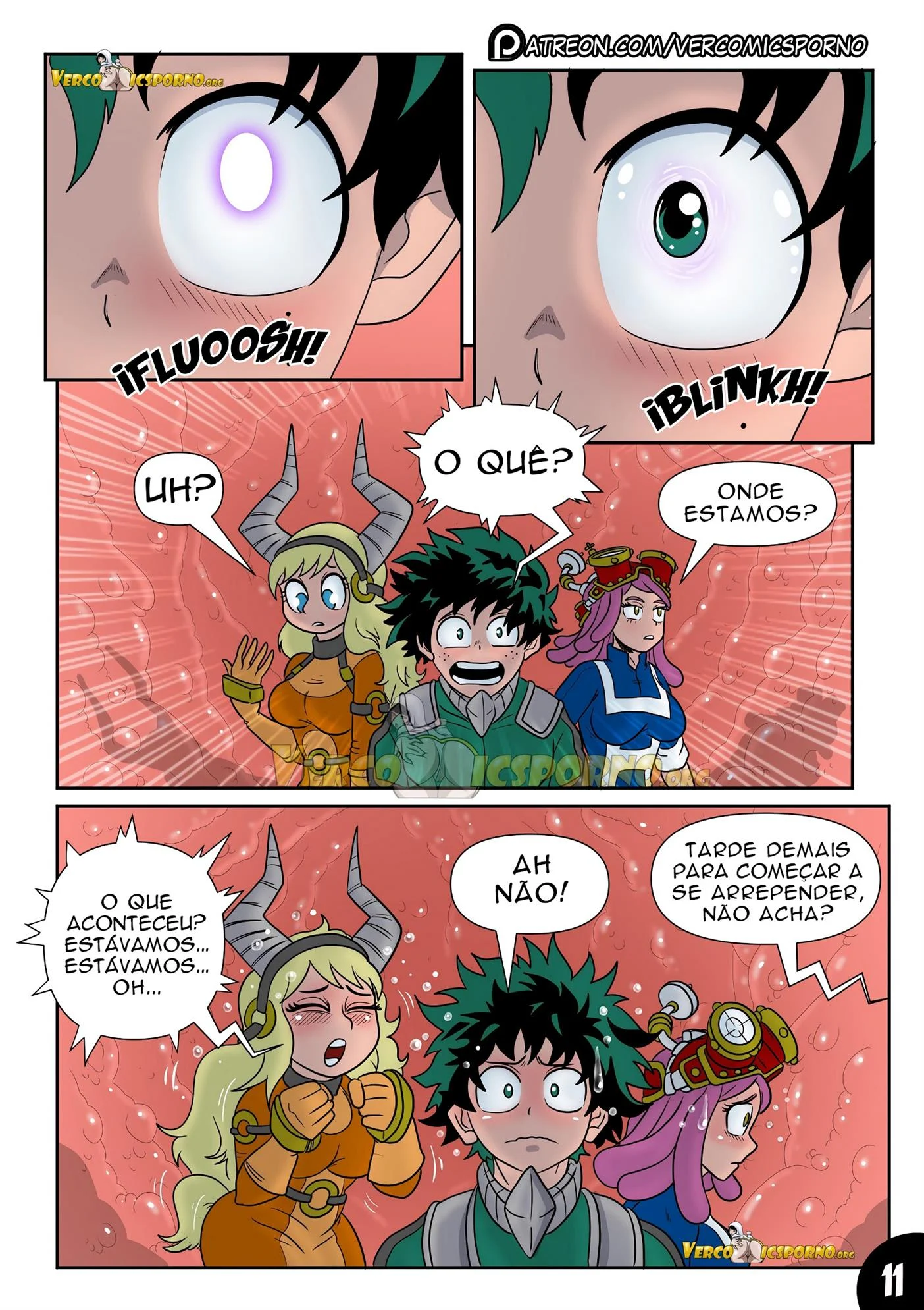 Deku e o v&iacute;rus do tes&atilde;o 3 &ndash; HQ Hentai &ndash; Quadrinho De Sexo Em PT-BR