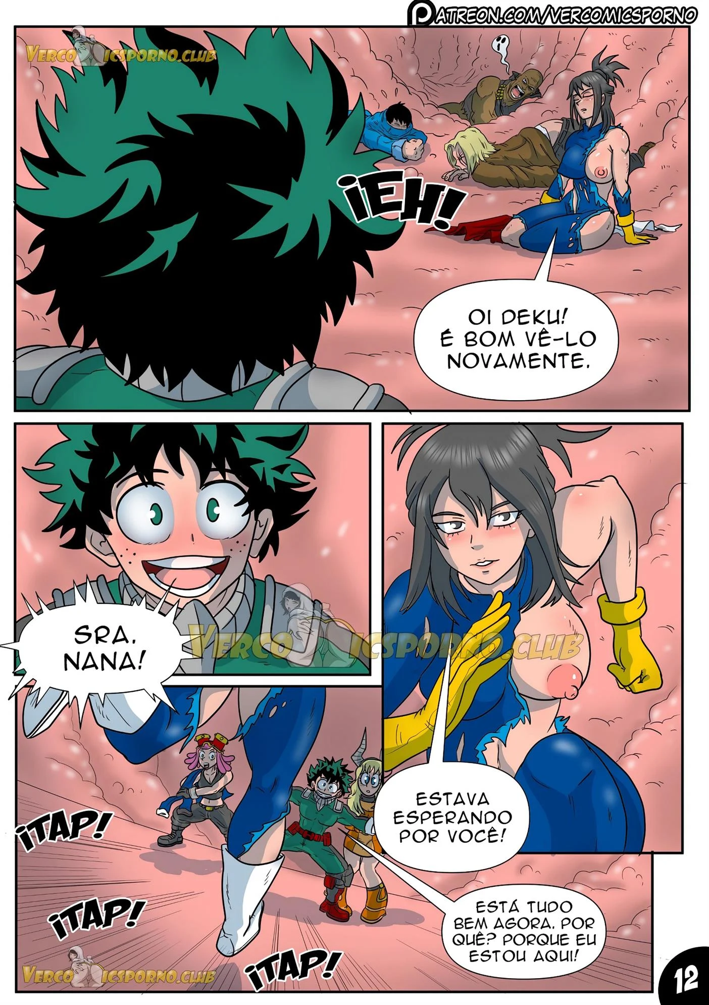 Deku e o v&iacute;rus do tes&atilde;o 3 &ndash; HQ Hentai &ndash; Quadrinho De Sexo Em PT-BR