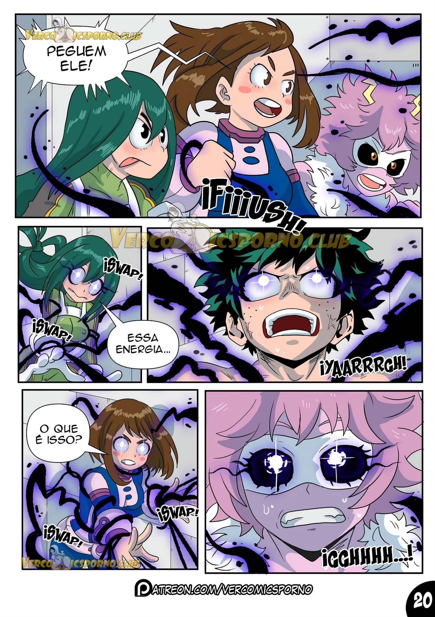Deku e o v&iacute;rus do tes&atilde;o 3 &ndash; HQ Hentai &ndash; Quadrinho De Sexo Em PT-BR